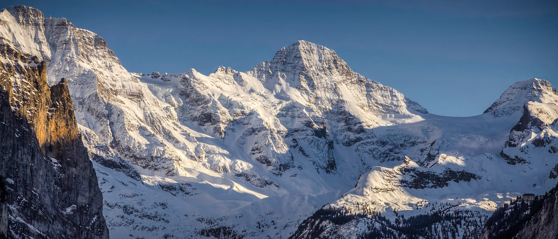 Breithorn & Tschingelhorn from Wengen I