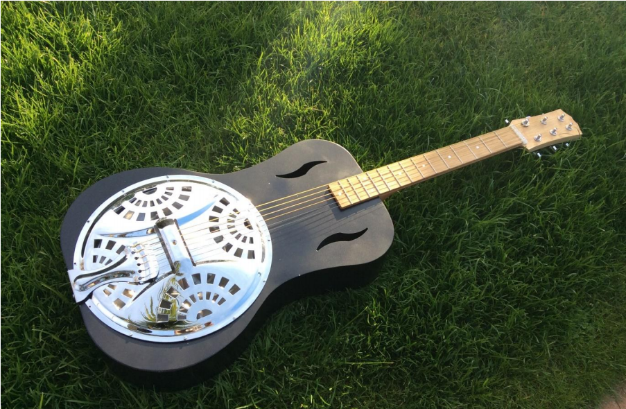 The Finished Resonator Guitar