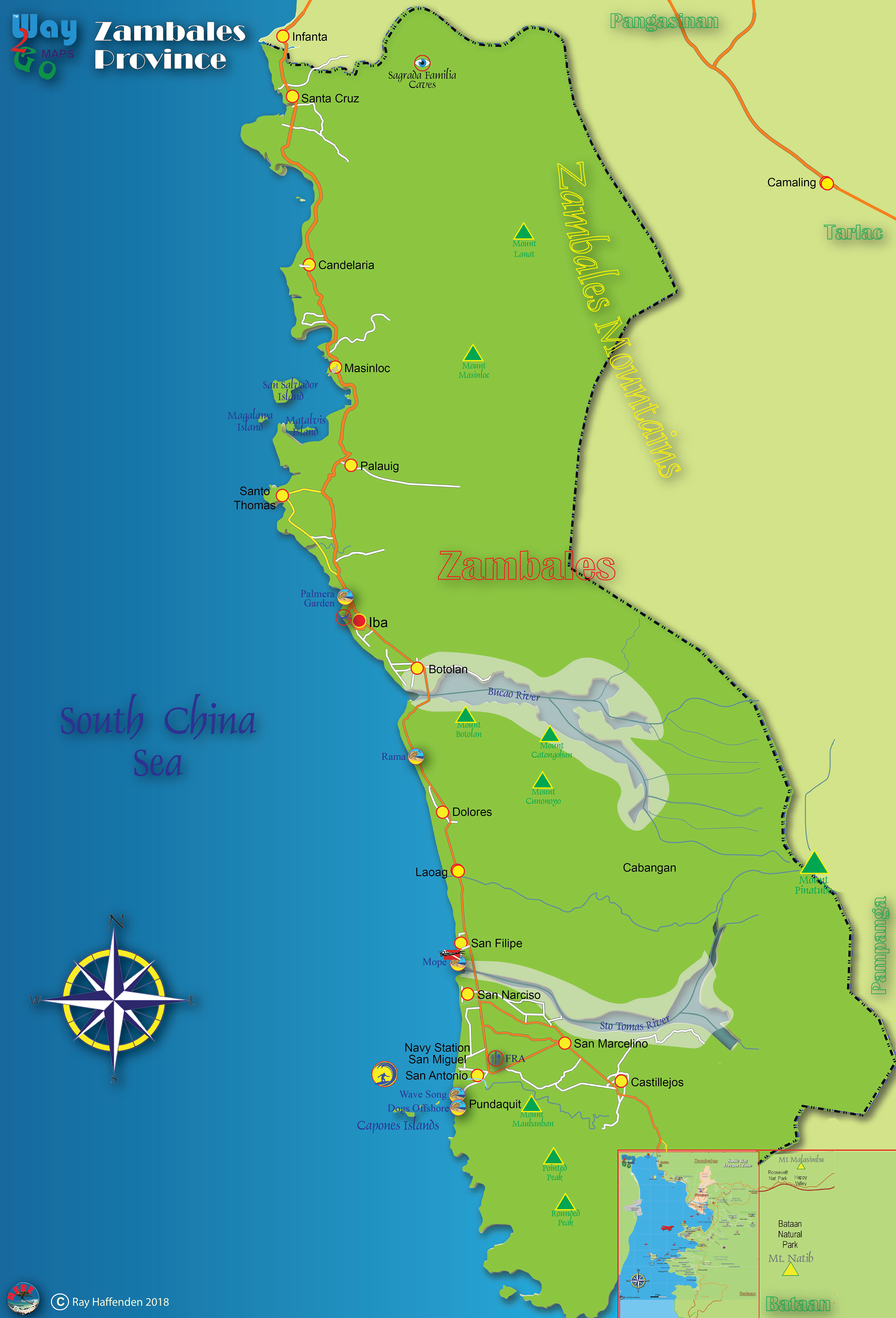 Subic Bay Maps - Map of Subic Bay