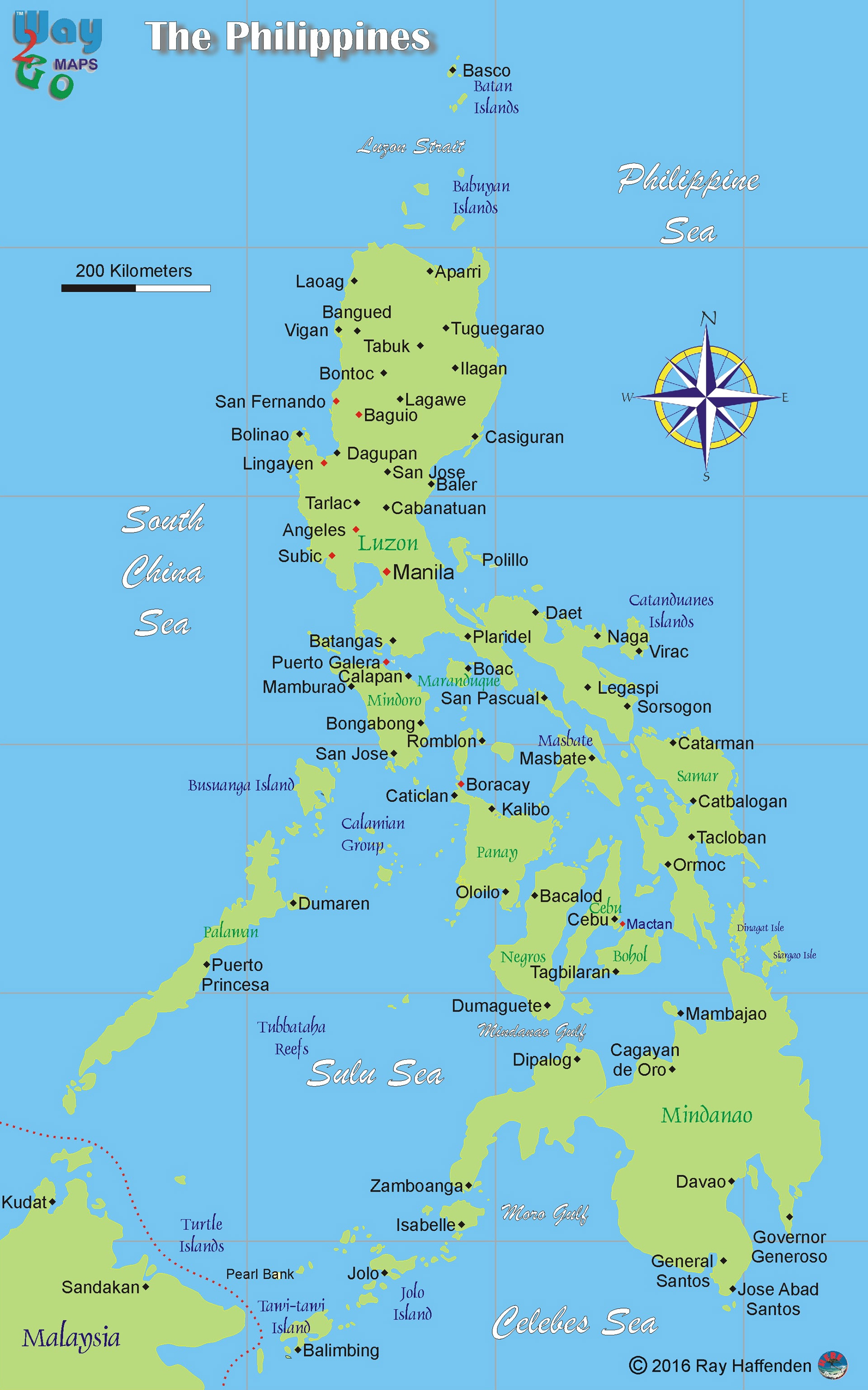 Subic Bay Maps - Getting Here