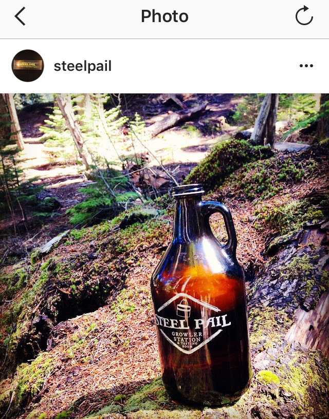 kelly hardgrave Steel Pail Growler Fill Station