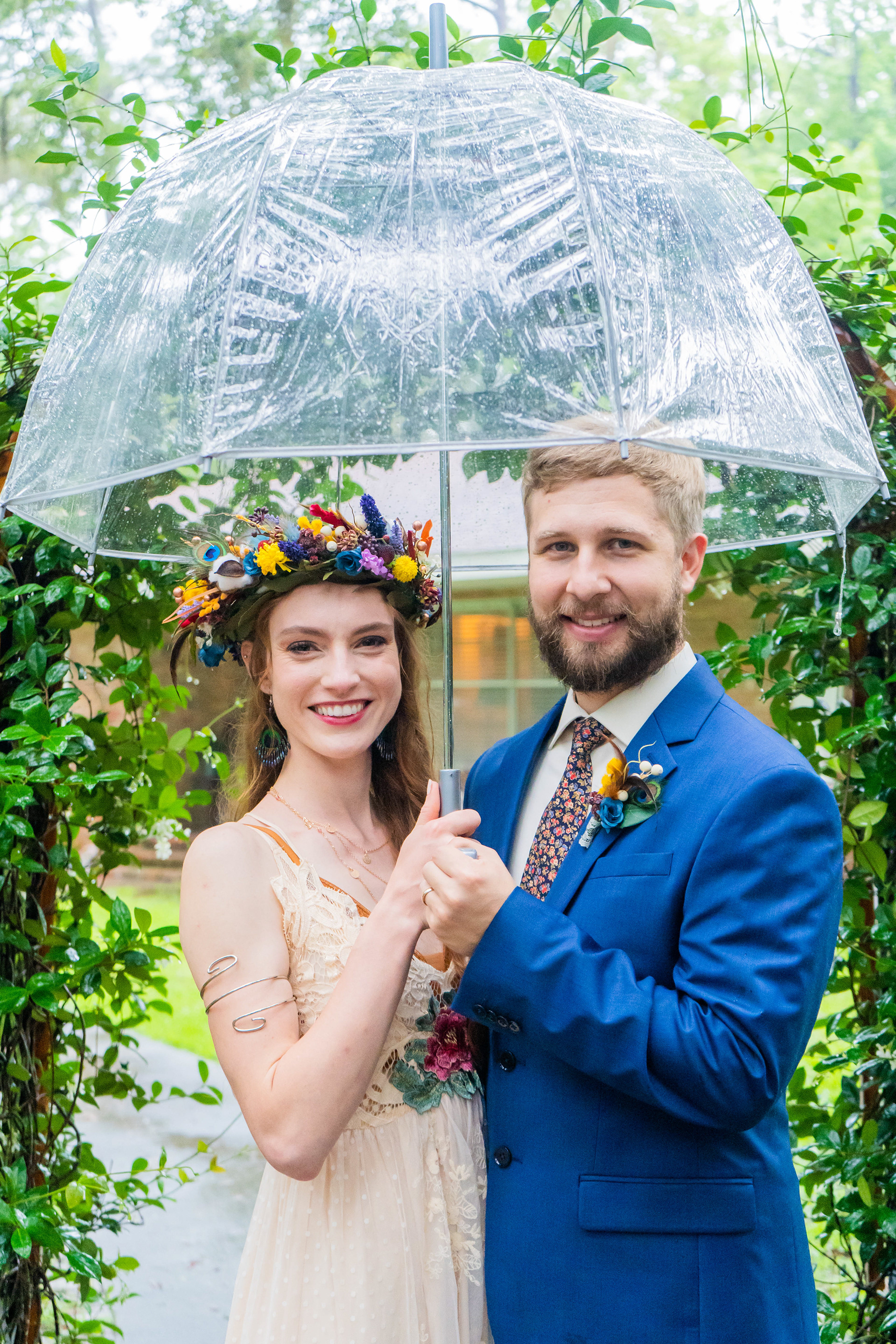 Despite the rain, we all made the best of it.