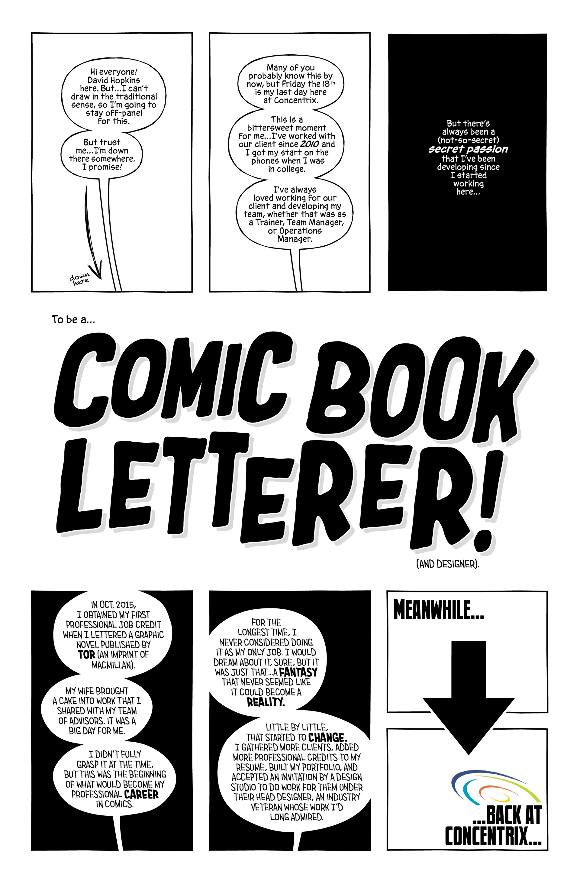 Day Job Resignation Letter © DC Hopkins