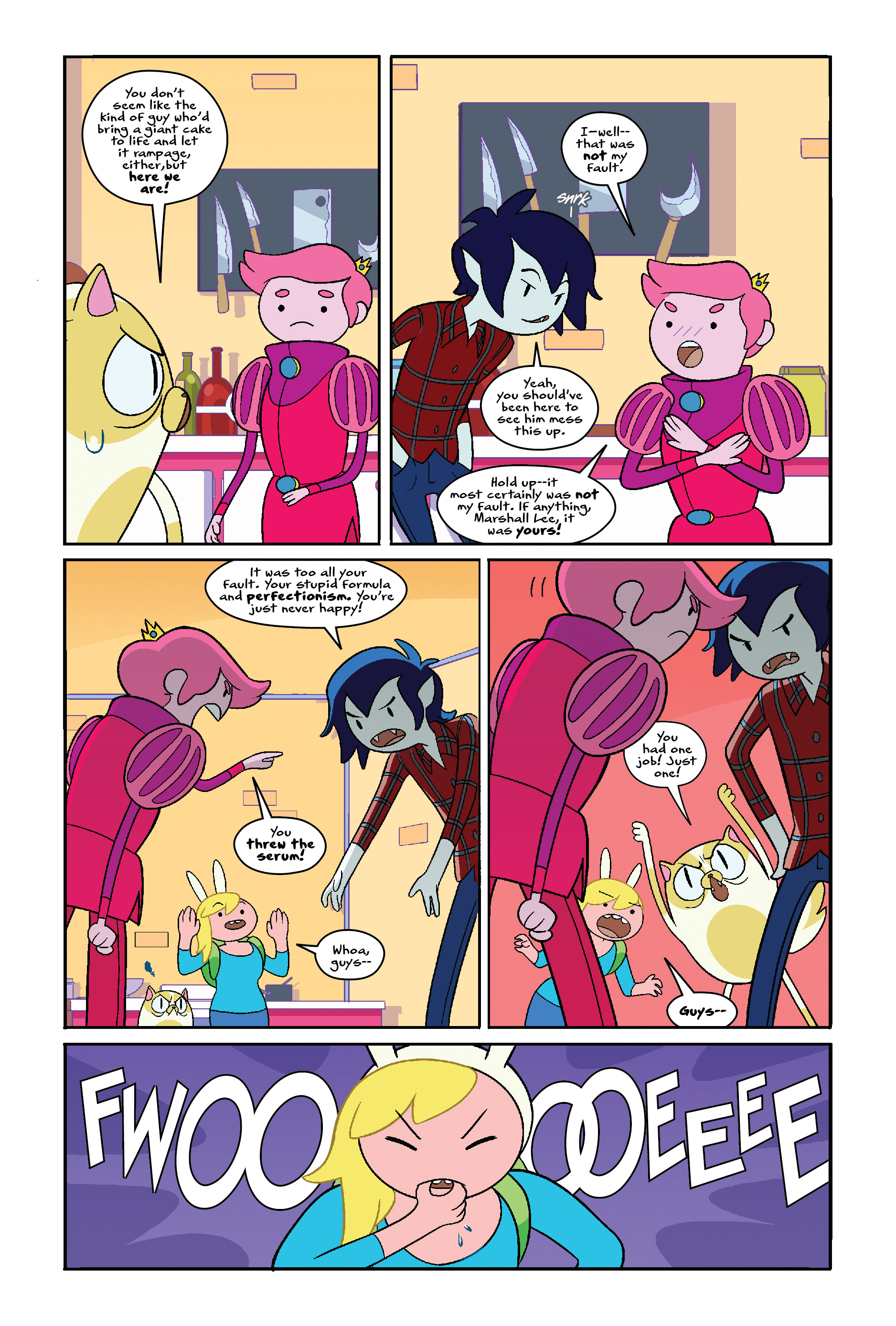 ADVENTURE TIME WITH FIONNA & CAKE: PARTY BASH BLUES © BOOM! Studios