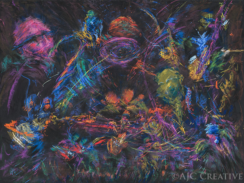 2020 - "DMB @ MSG" - Pastel on UArt Dark 400