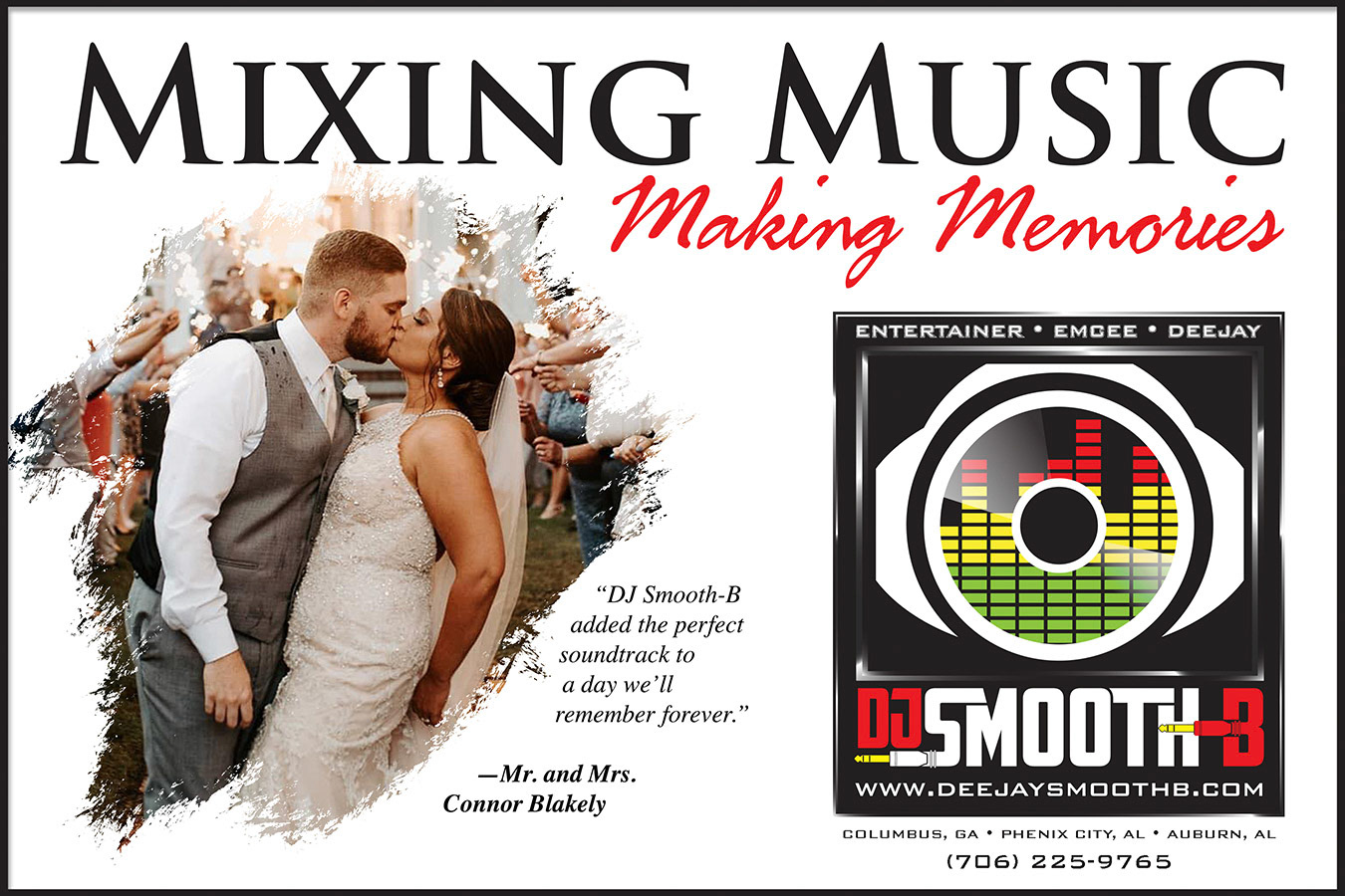 Self promotional ad campaign for DJ Smooth-B.