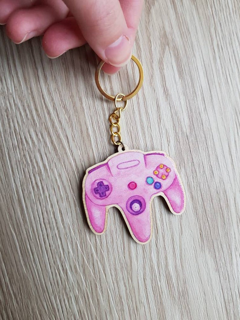 Controller, wooden charm, 2019
