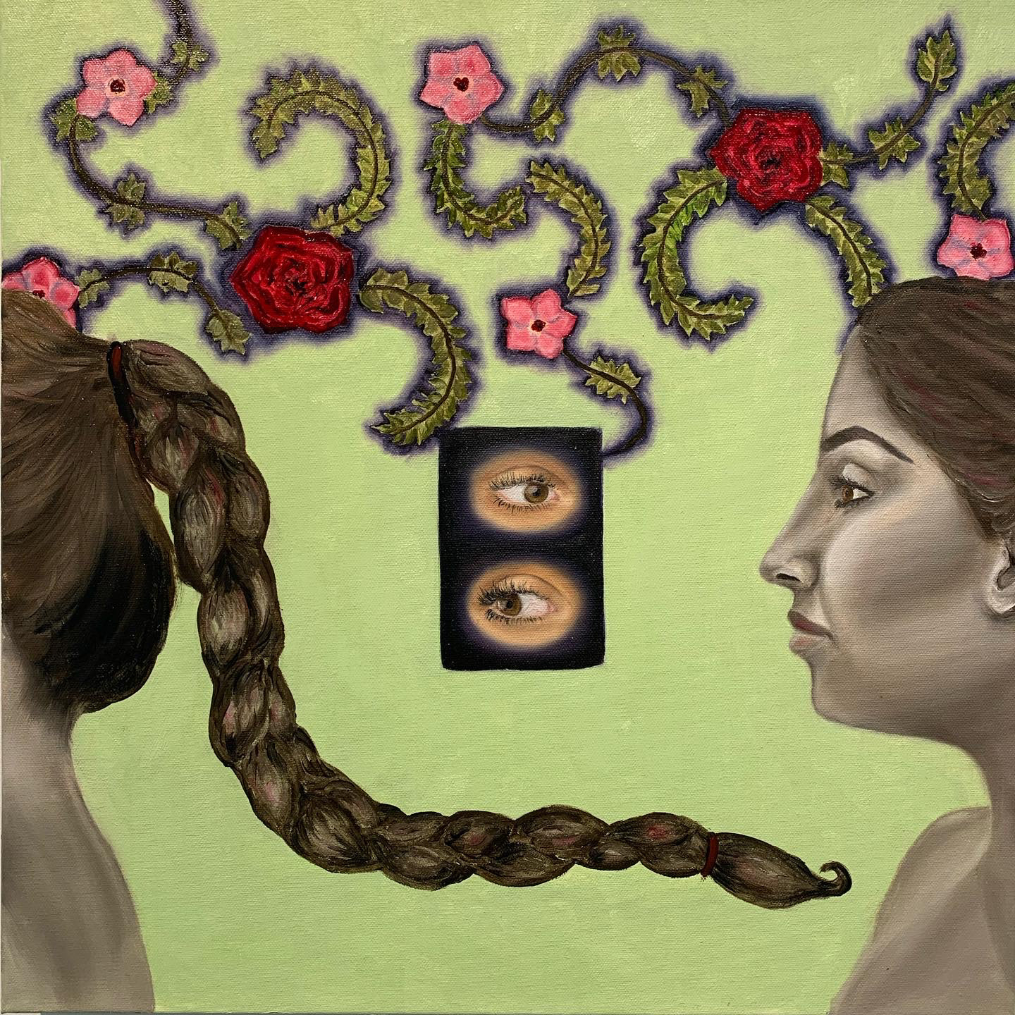 Reflexivity of Kaur, 2019, oil on canvas