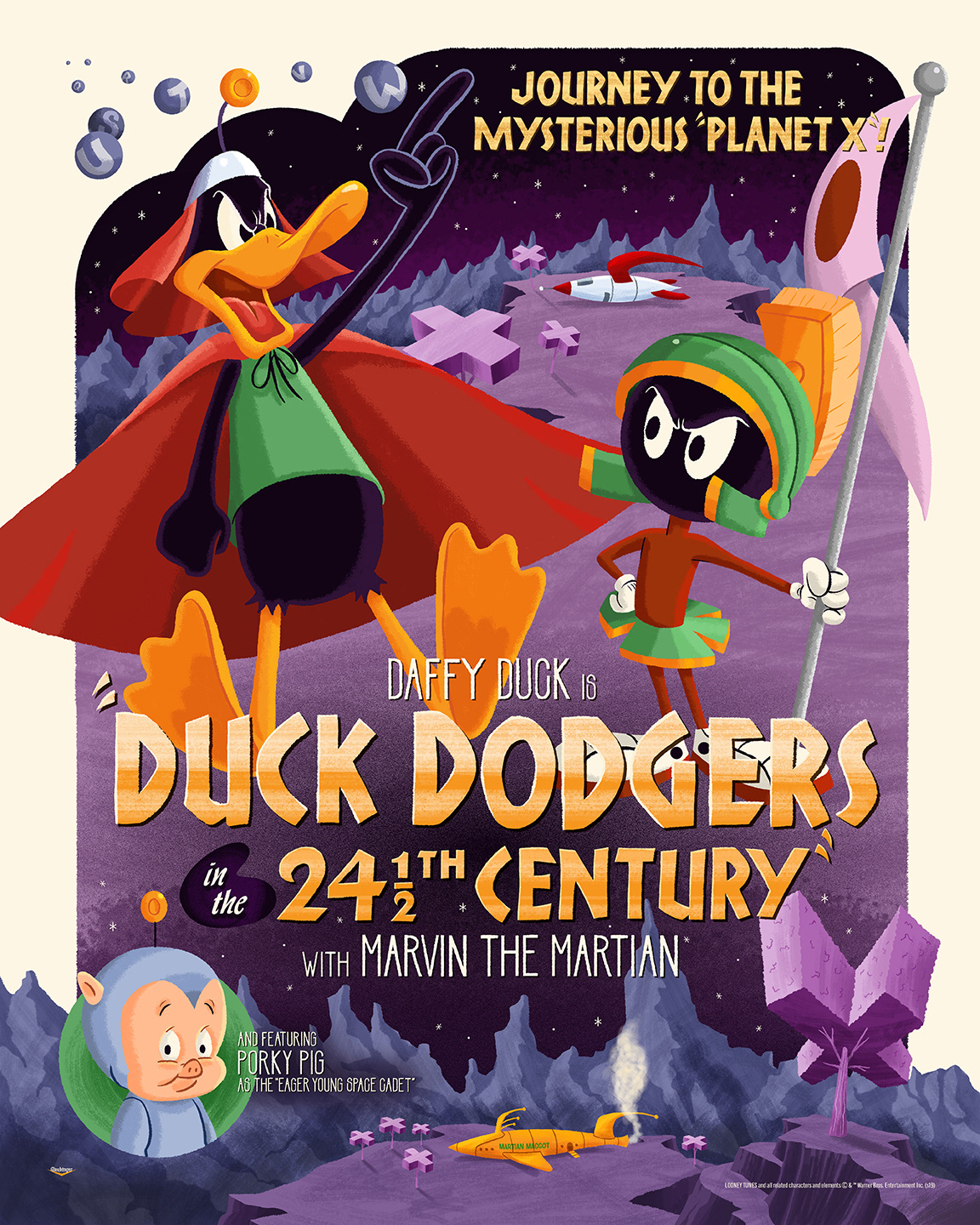 The Art Of Ian Glaubinger Looney Tunes Duck Dodgers And The 24½th Century