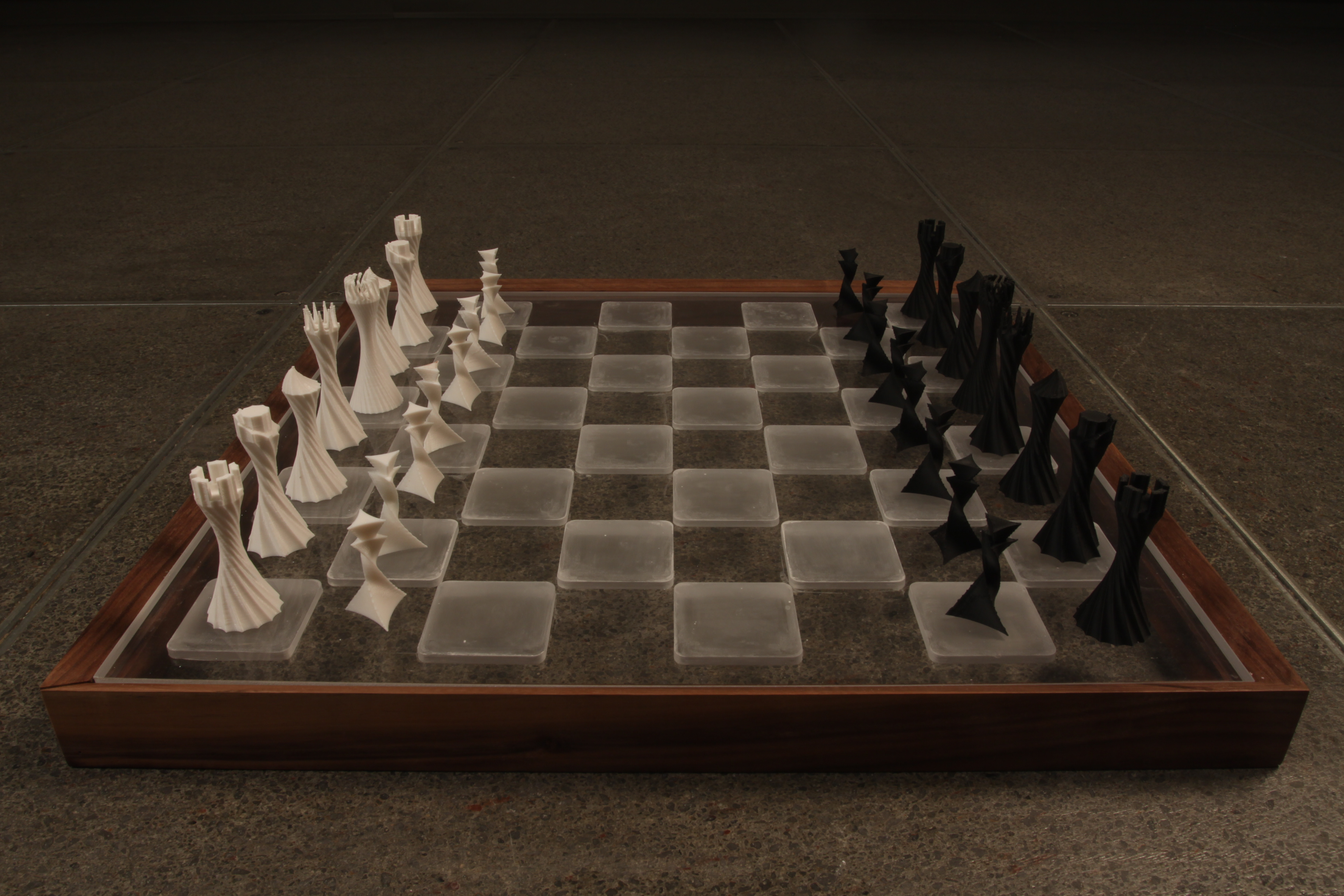 Noah Posner 3D printed Parametric Chess Set