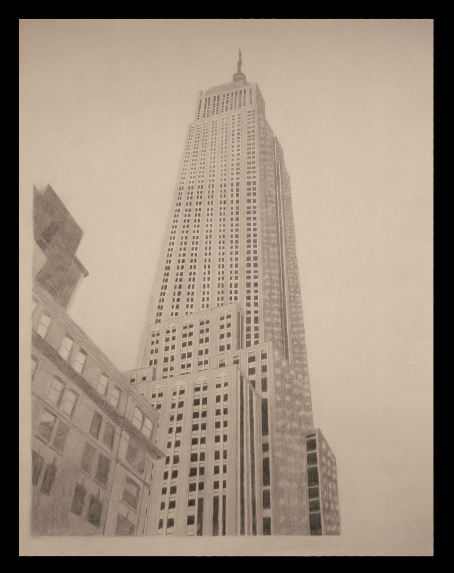 empire state building sketch