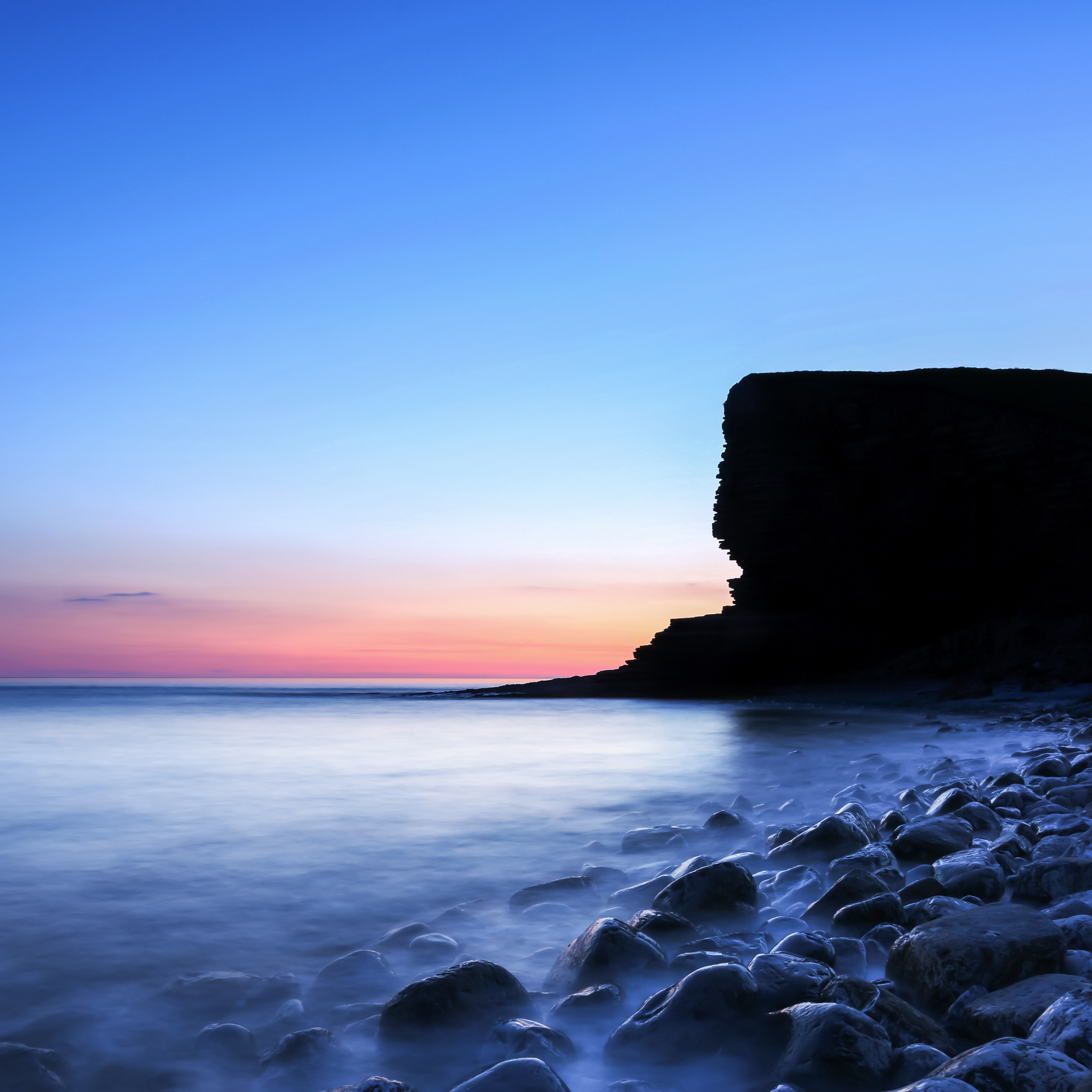 Cliffs Long Exposure Silhouette