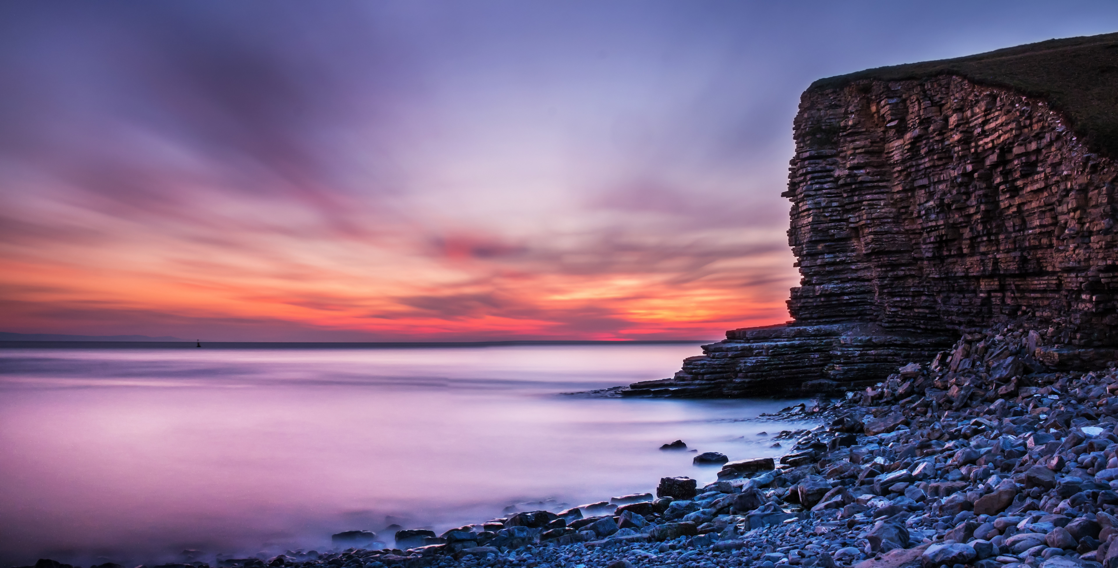 Nash Cliffs Long Exposure