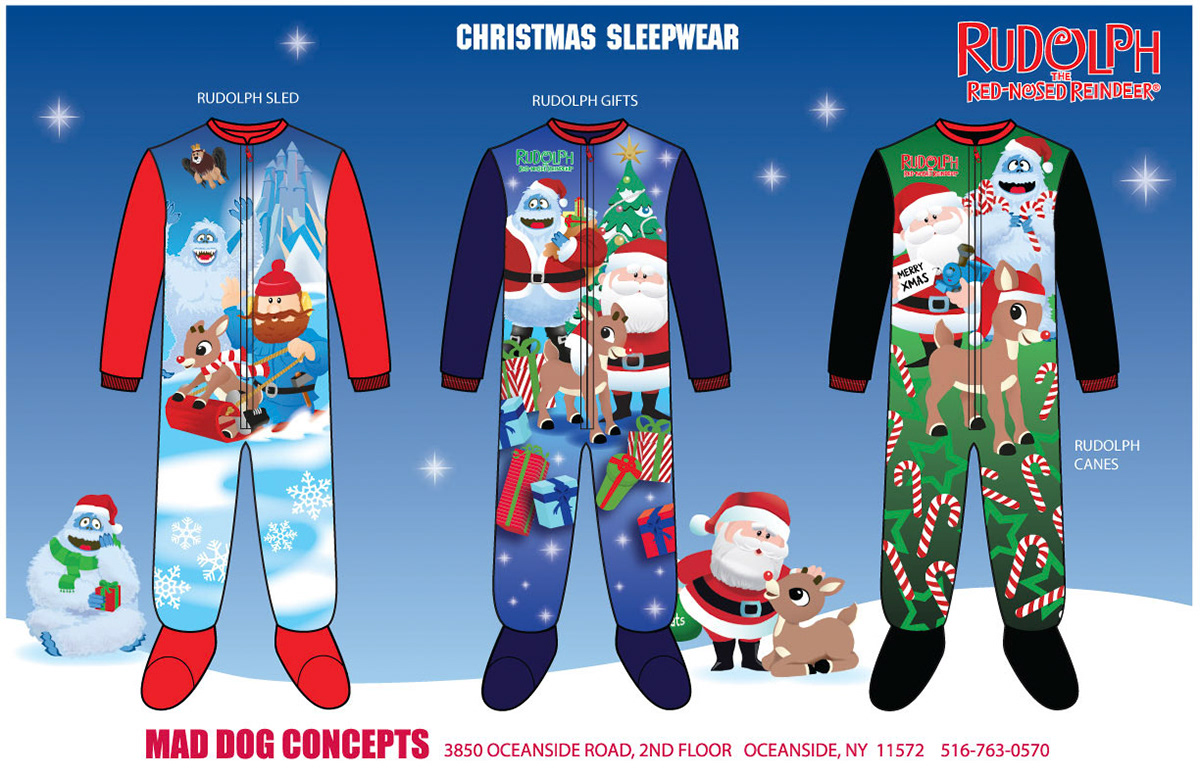 Rudolph Blanket Sleepers