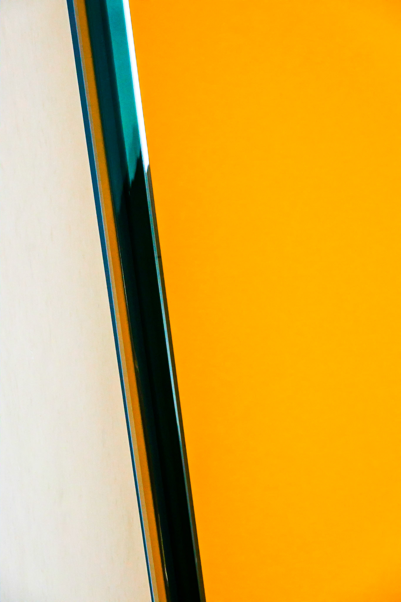 Composition Orange et Bleue