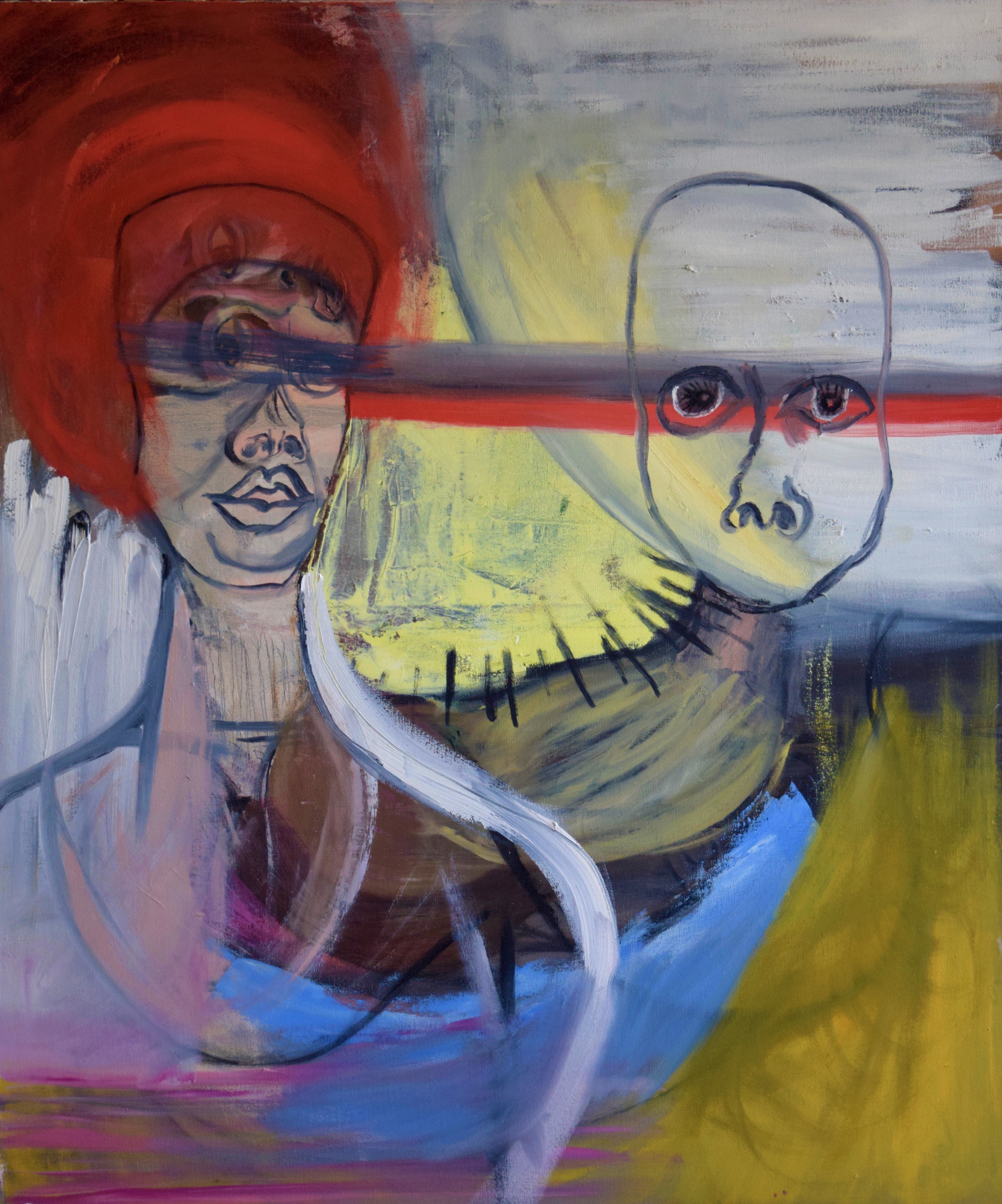 Visions. 2005. Oil on canvas, 40 x 34"