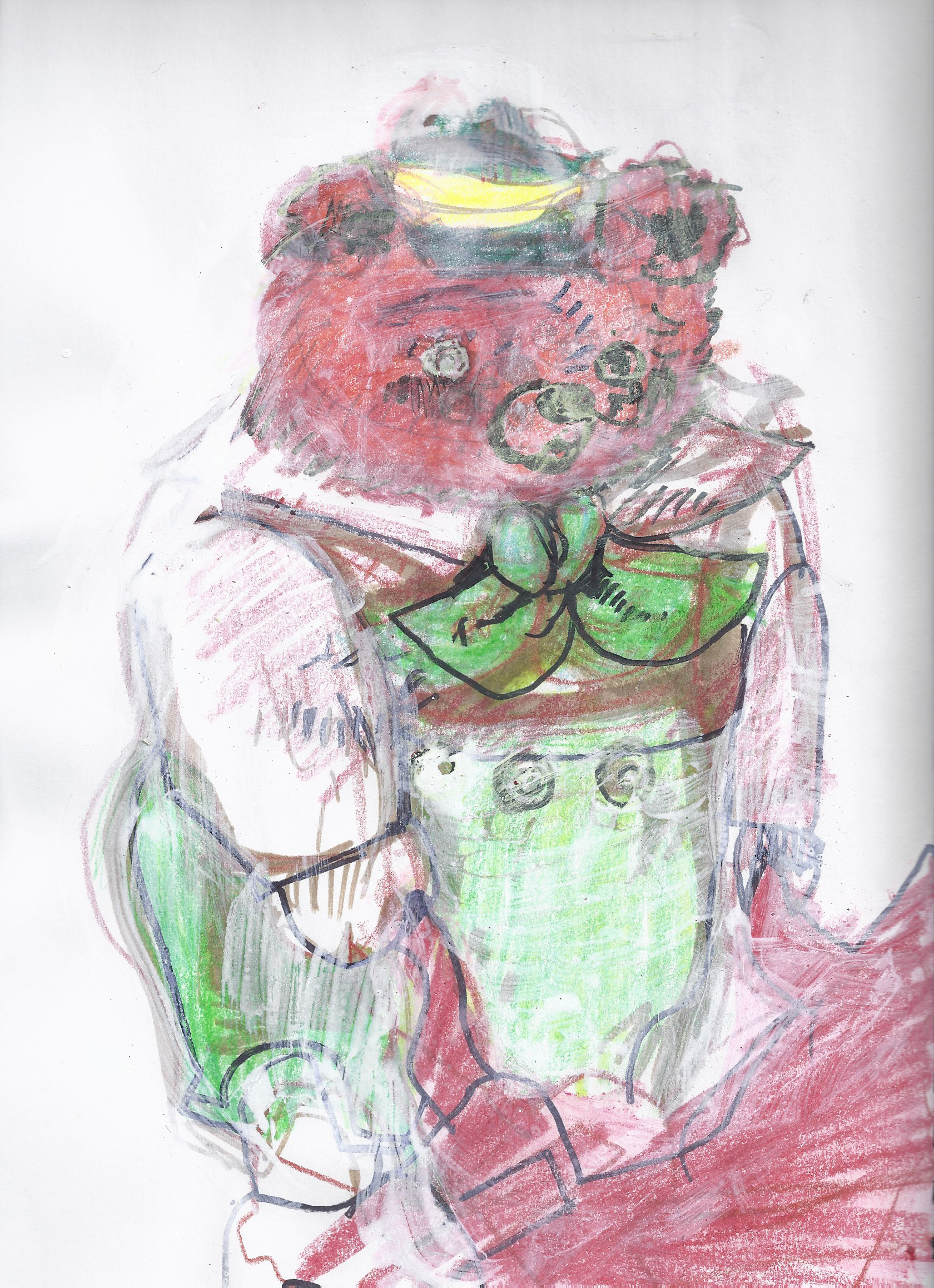 Bear Scout. 2011. Mixed Media, 11 x 8.5"