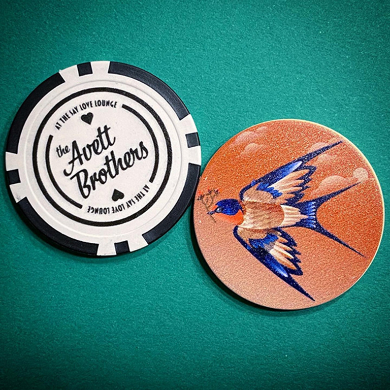 Avett Mail: Poker chip option 2 finished piece