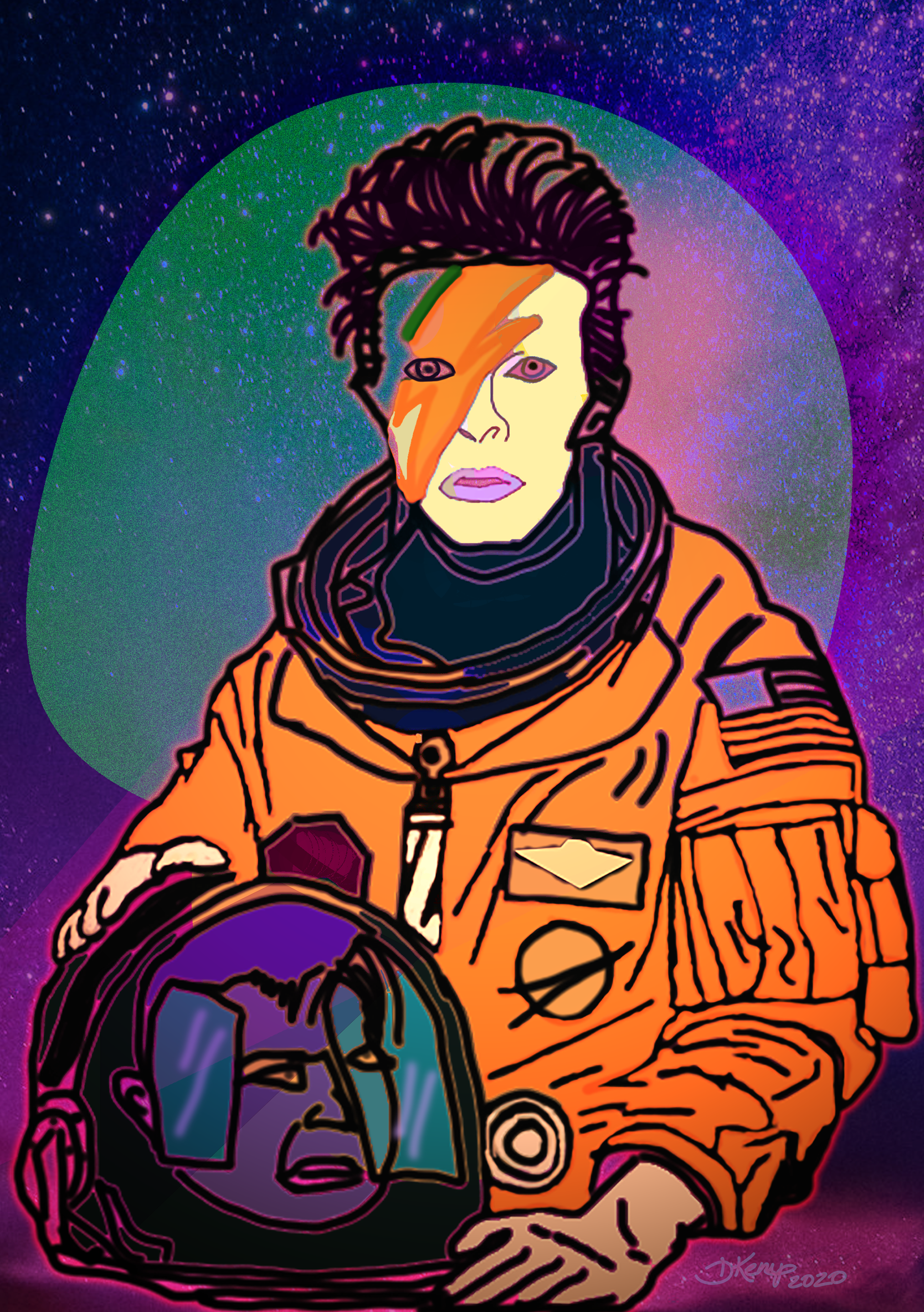 Major Tom Illustration