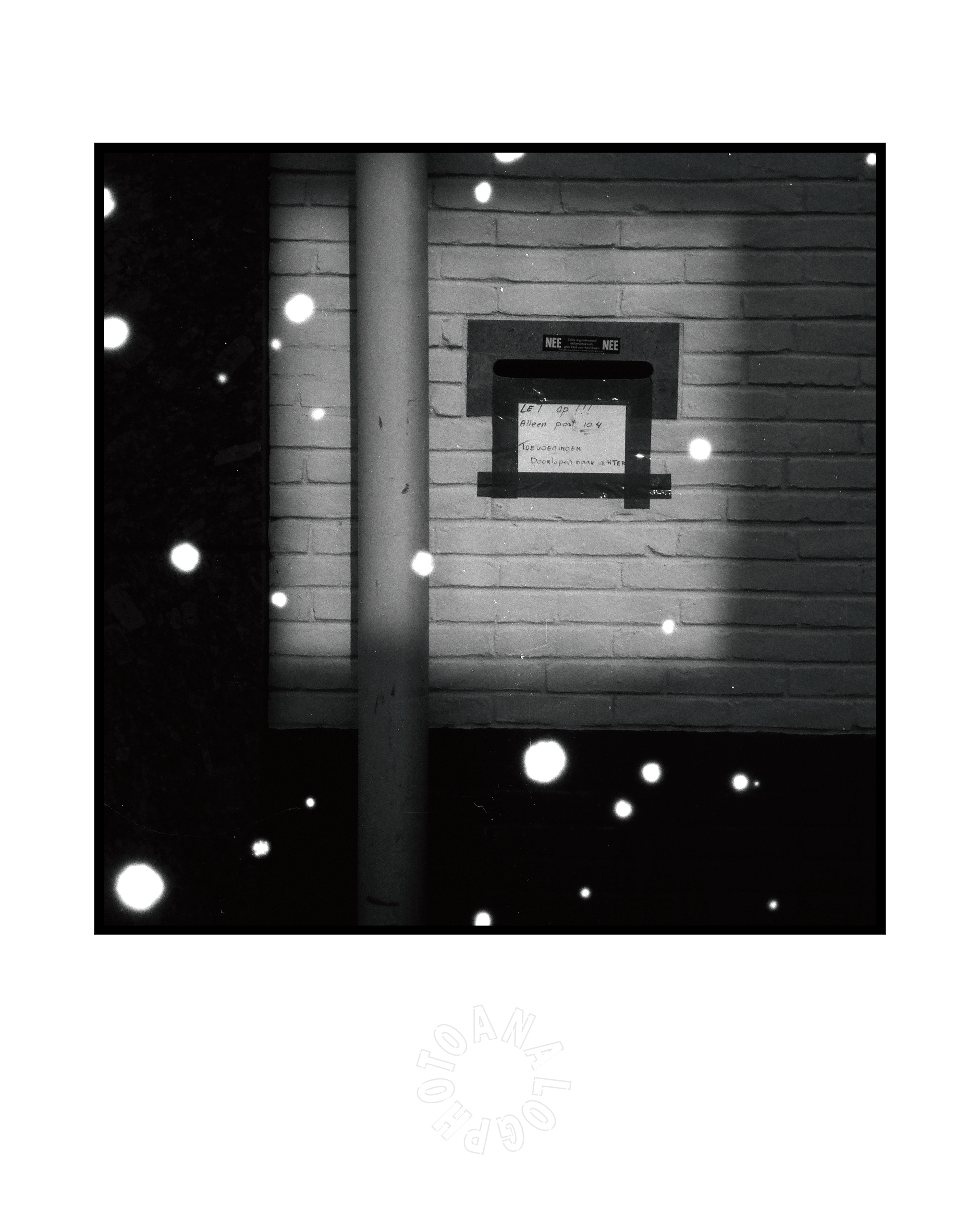 Mailbox 20x25 on Baryta, handprint