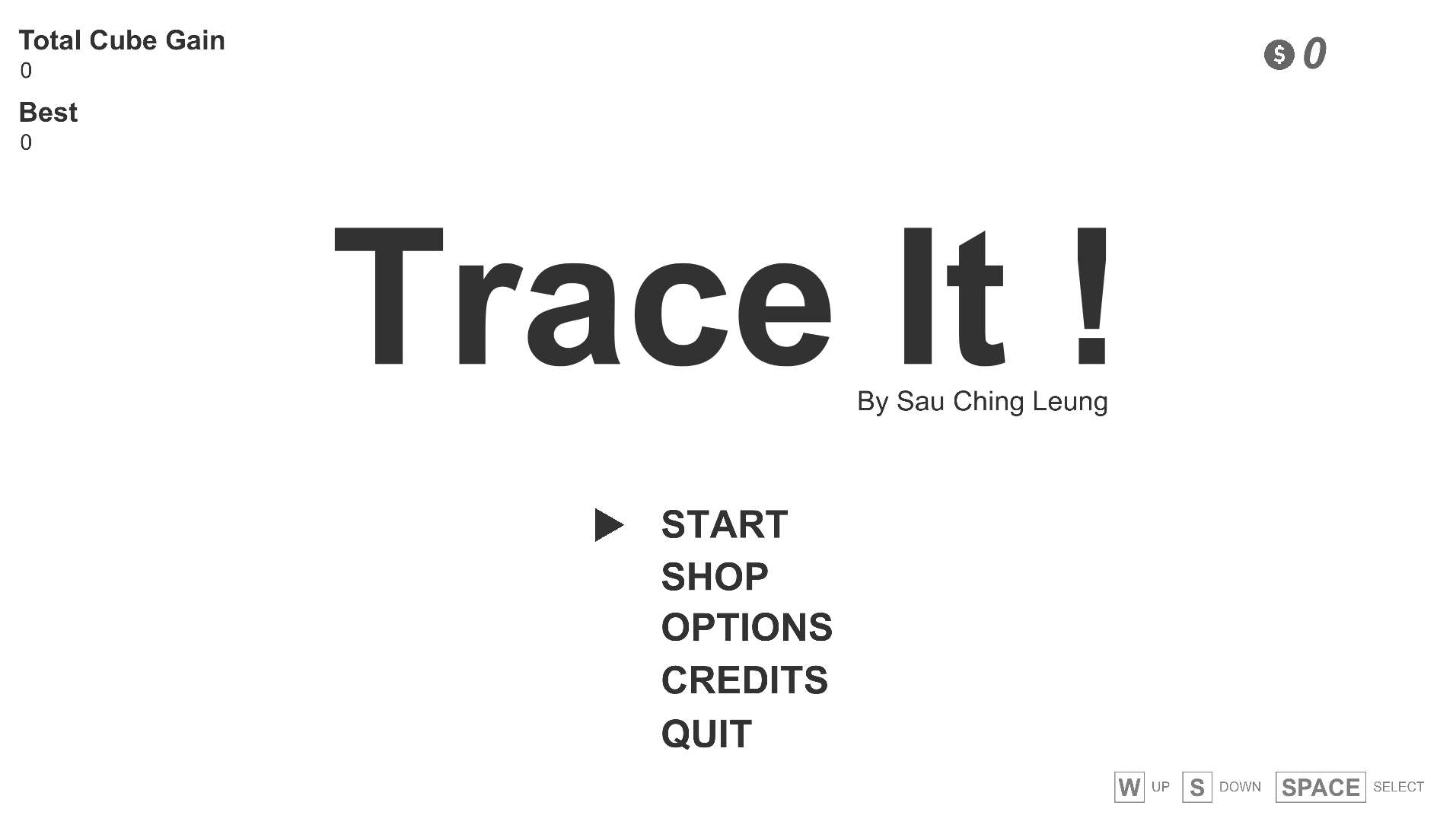 Main menu