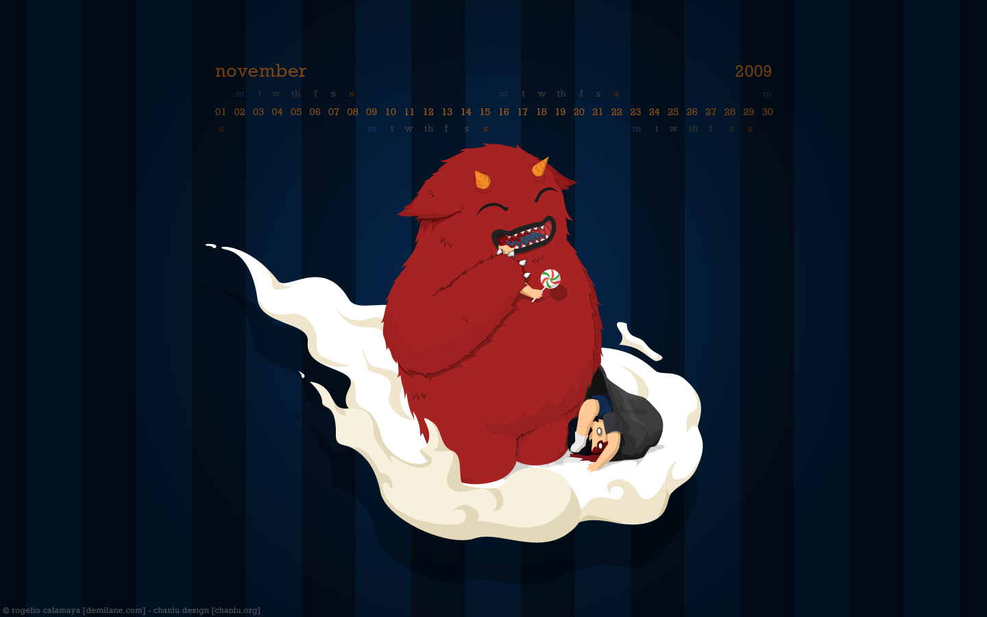 November Calendar 2009