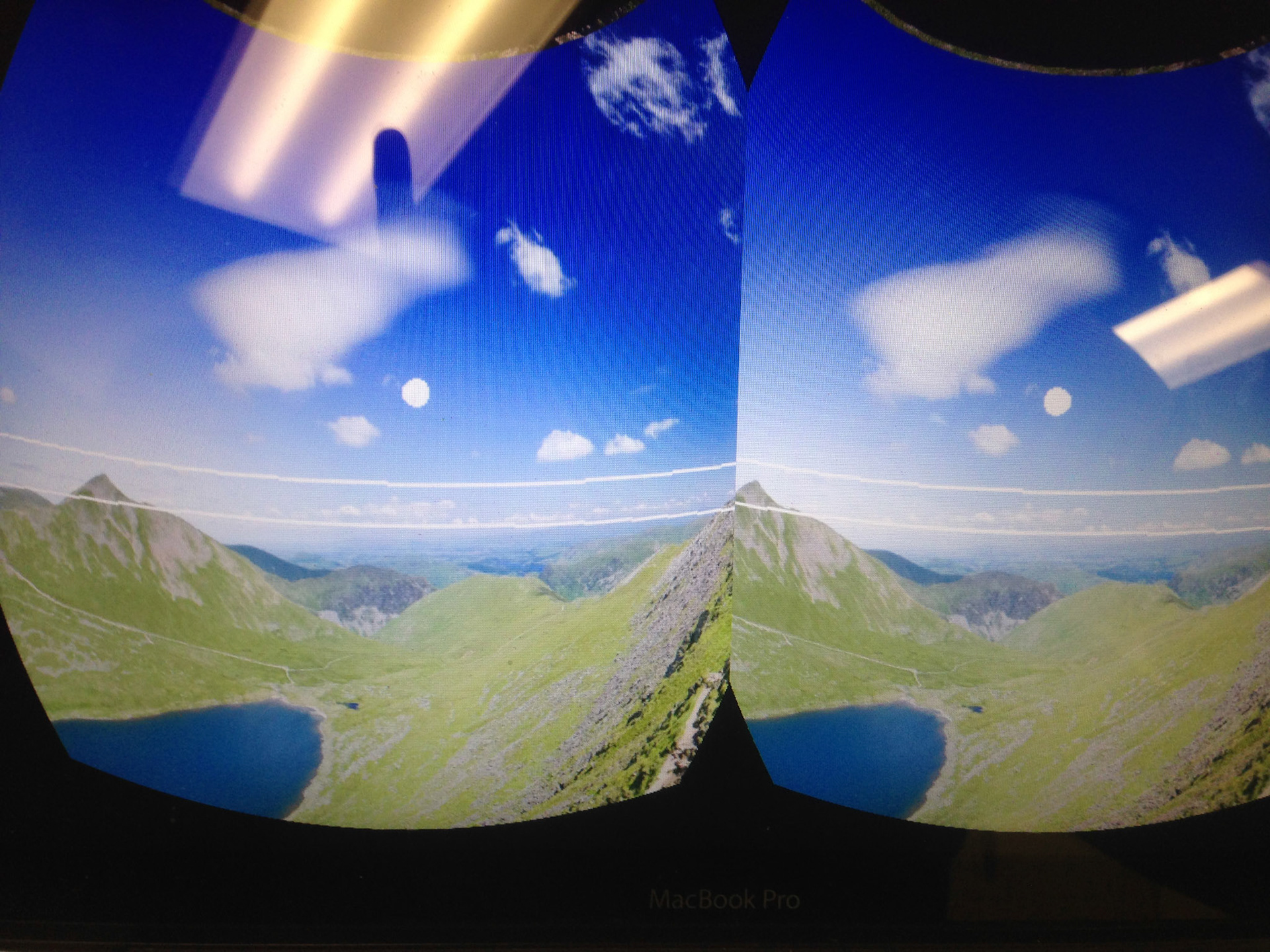VR view of Dr Dan Harvie's whiplash pain experiment