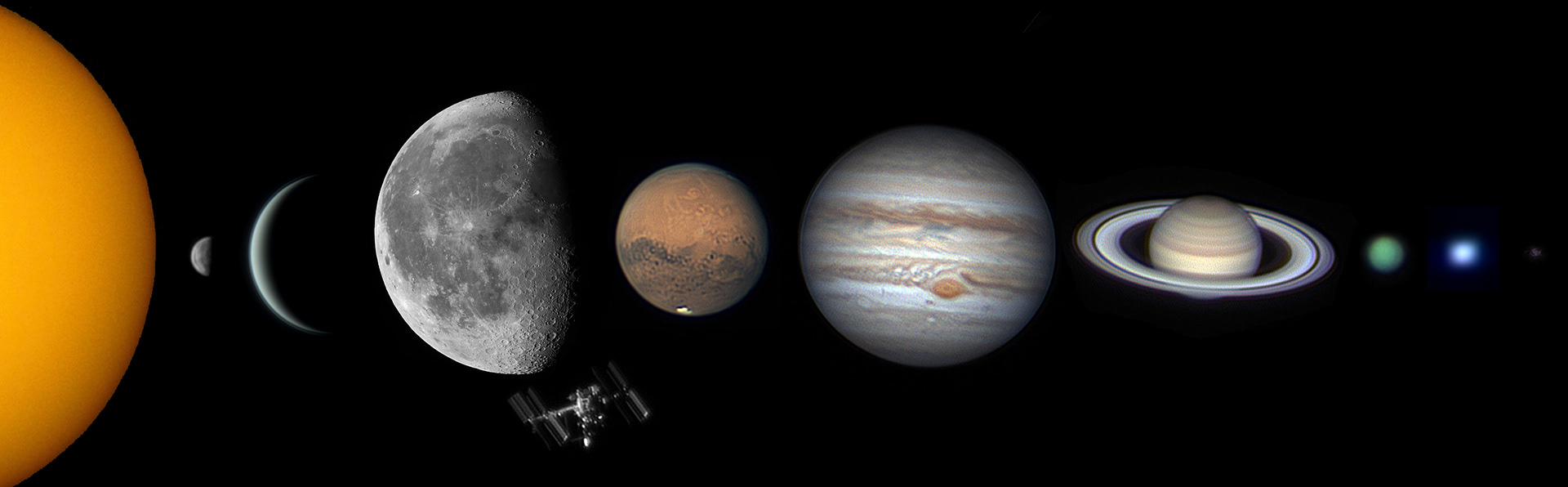 The Solar System, Composed from my Images