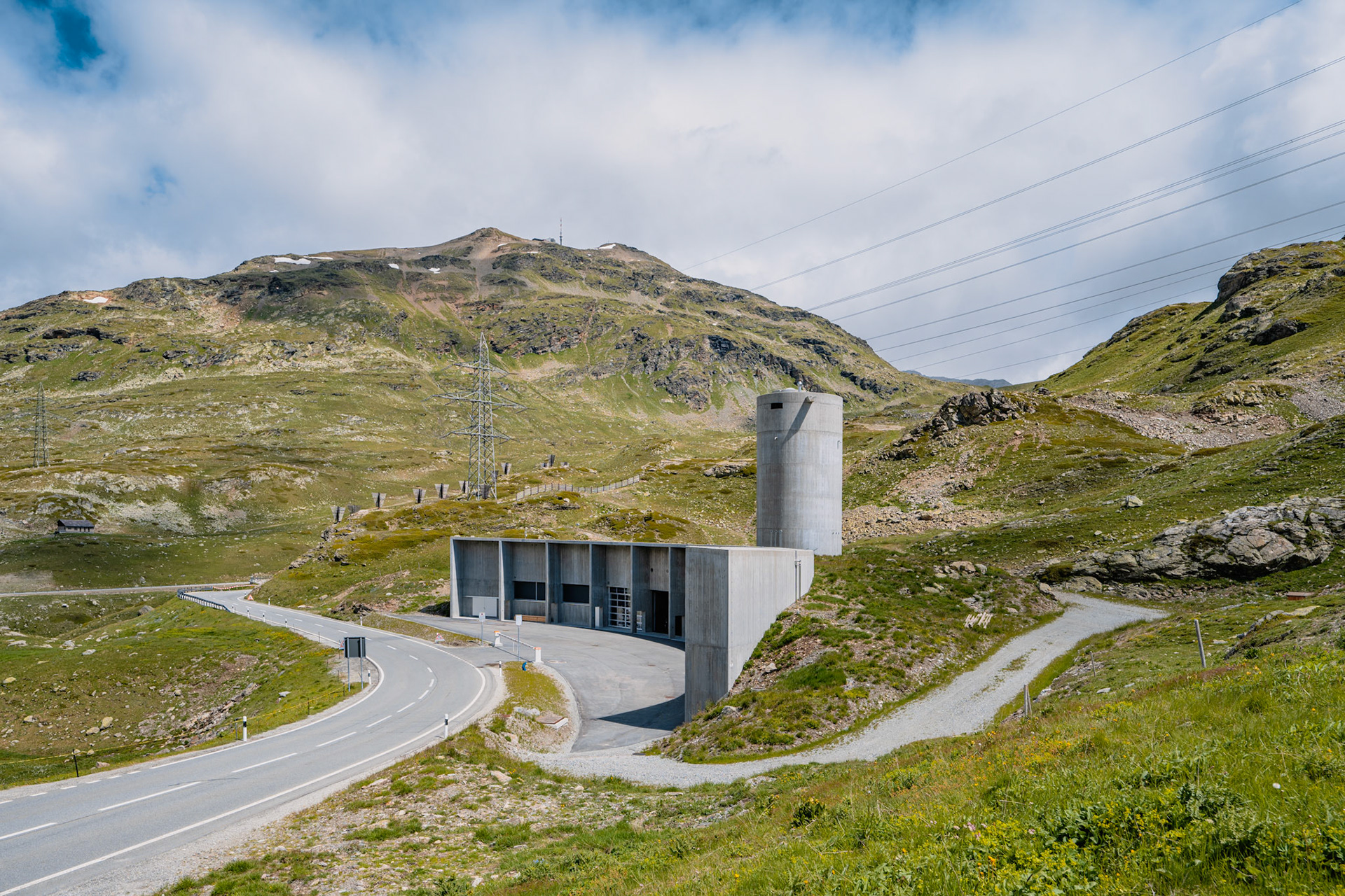 Bernina Pass maintenance base