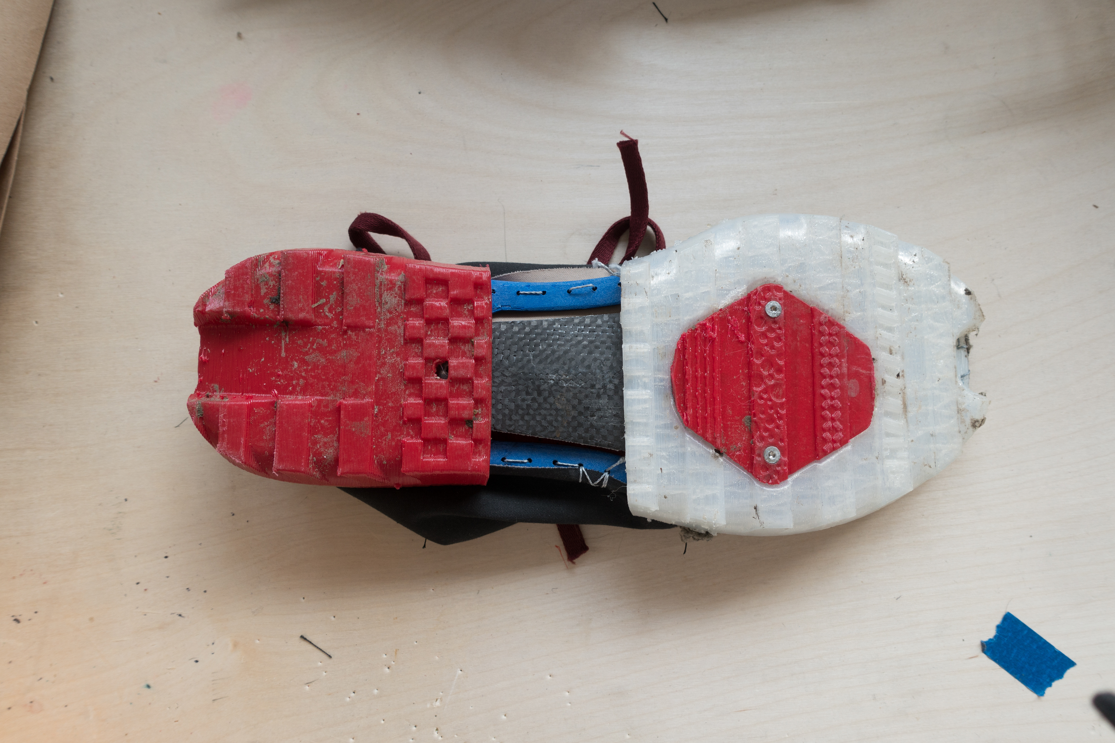 Assembled after testing - with platform pedal insert