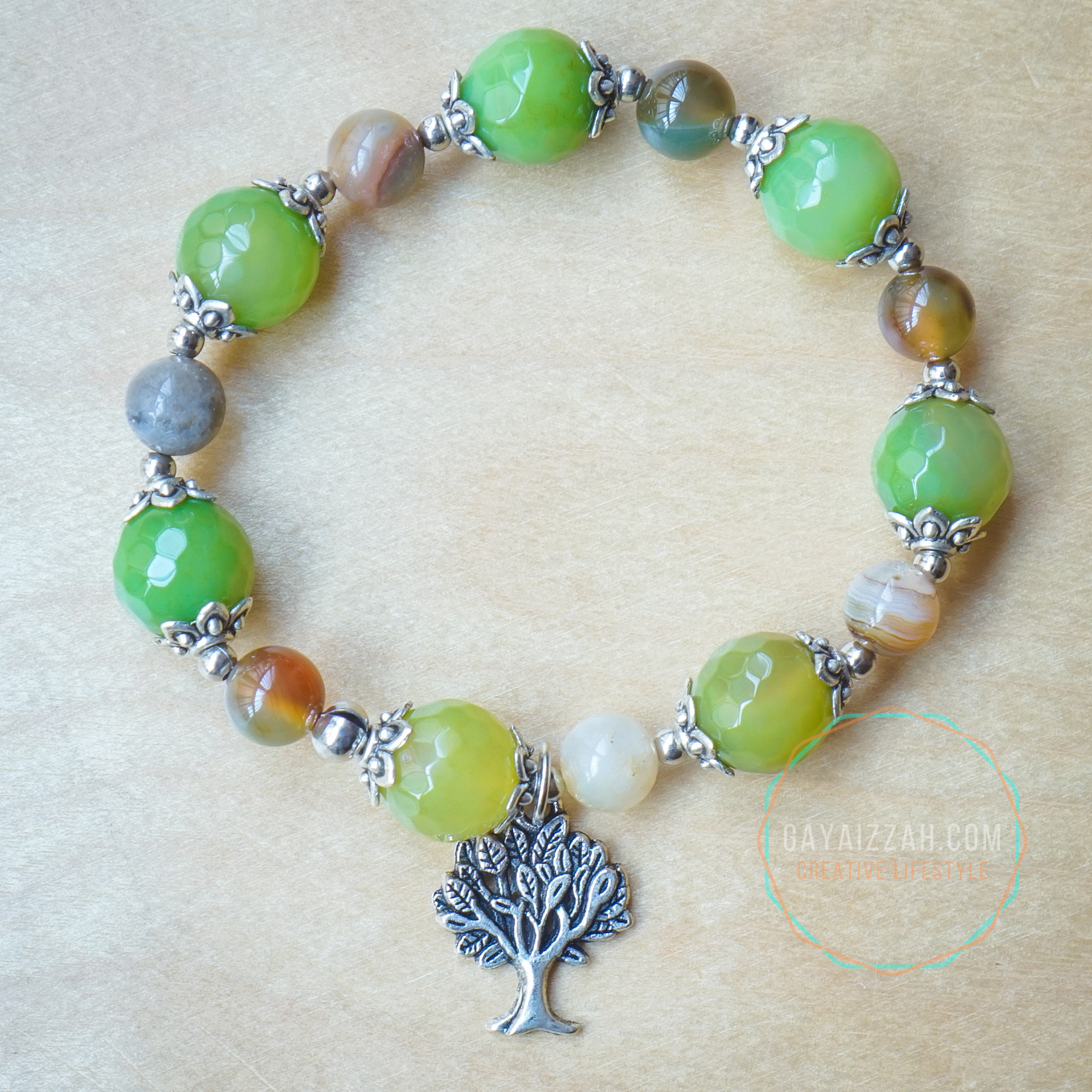 Mix coloured Green Agate: rm45