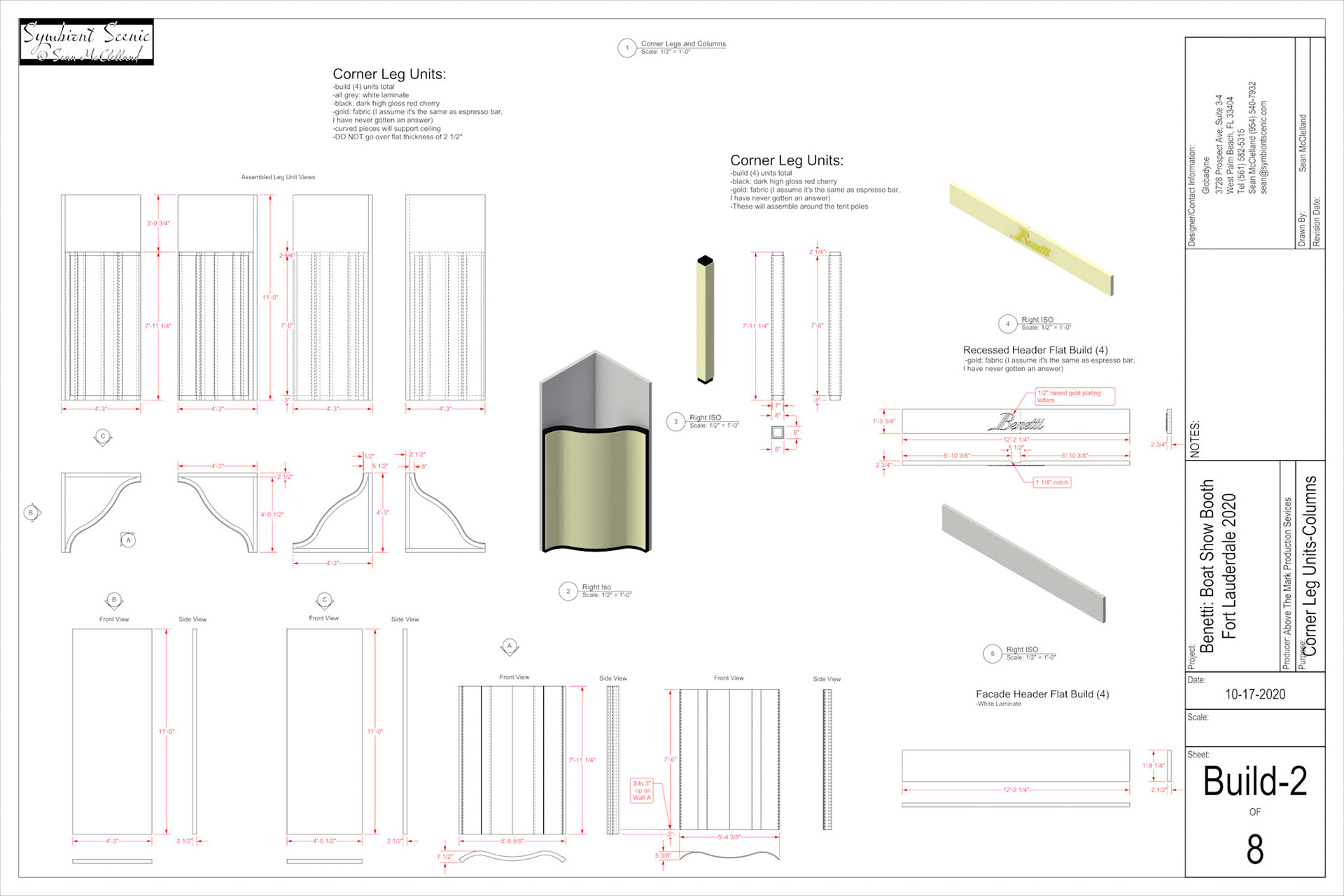 Benetti: Fort Lauderdale Boat Show Drafting Sample 3