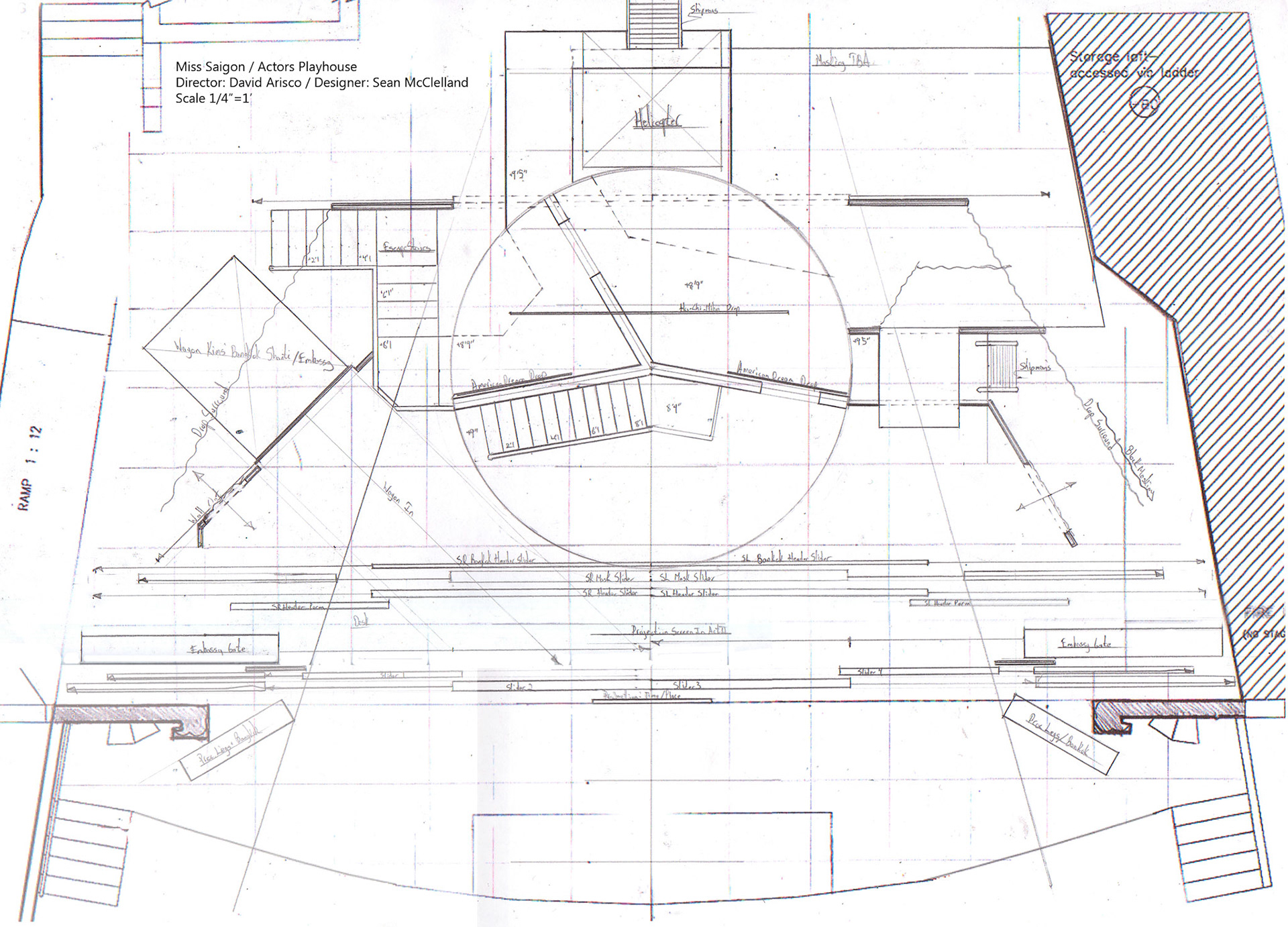 Hand Drafting Ground Plan