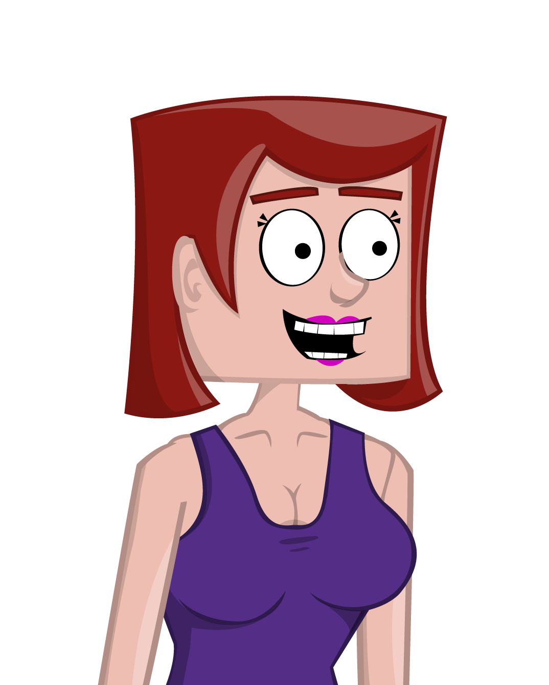 Mindy is the ditsy cheerleader type. She just likes to be noticed.