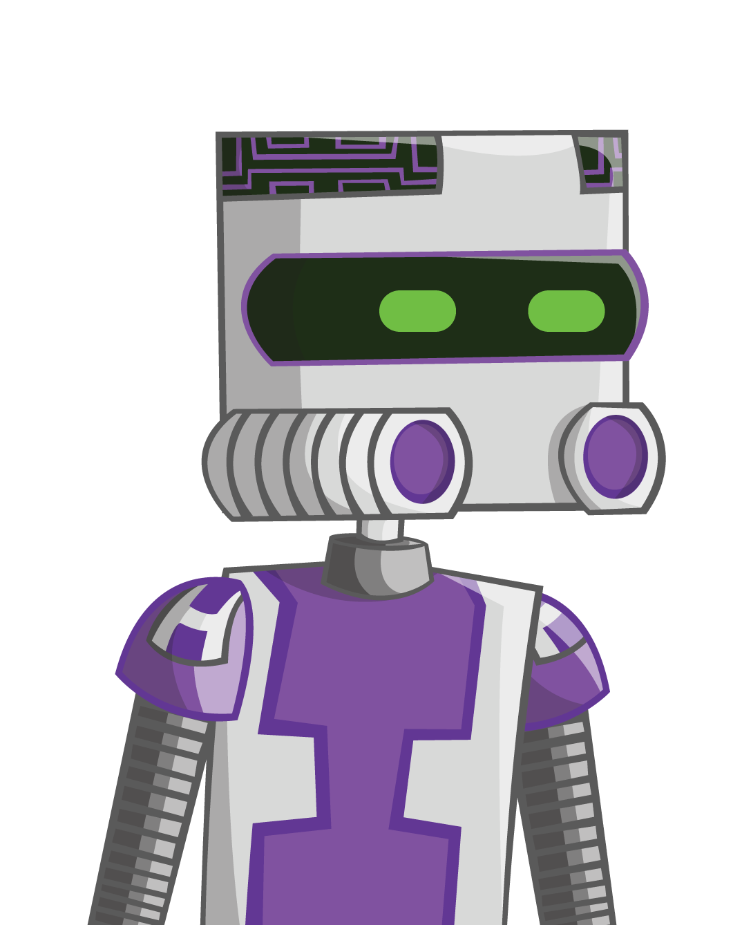 BLX-2A is one of the most advanced Blokus players. He can use his sensors to determine the best locations to place tiles.