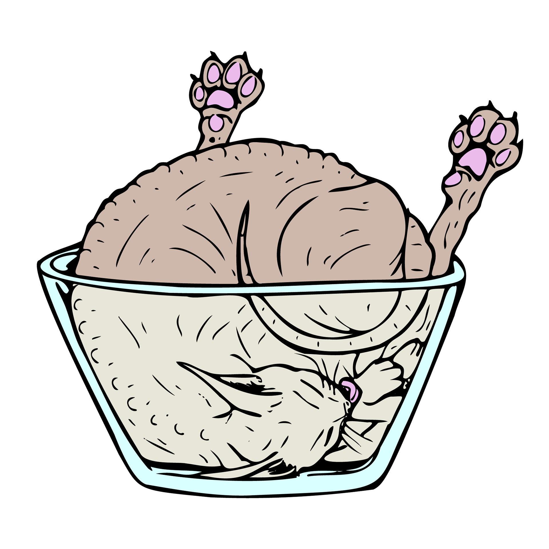 Defrosting a chicken
