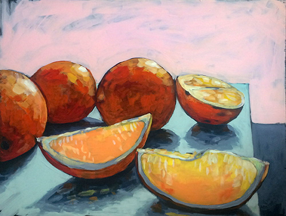 Oranges 1 - 31.5” x 24” ($600)