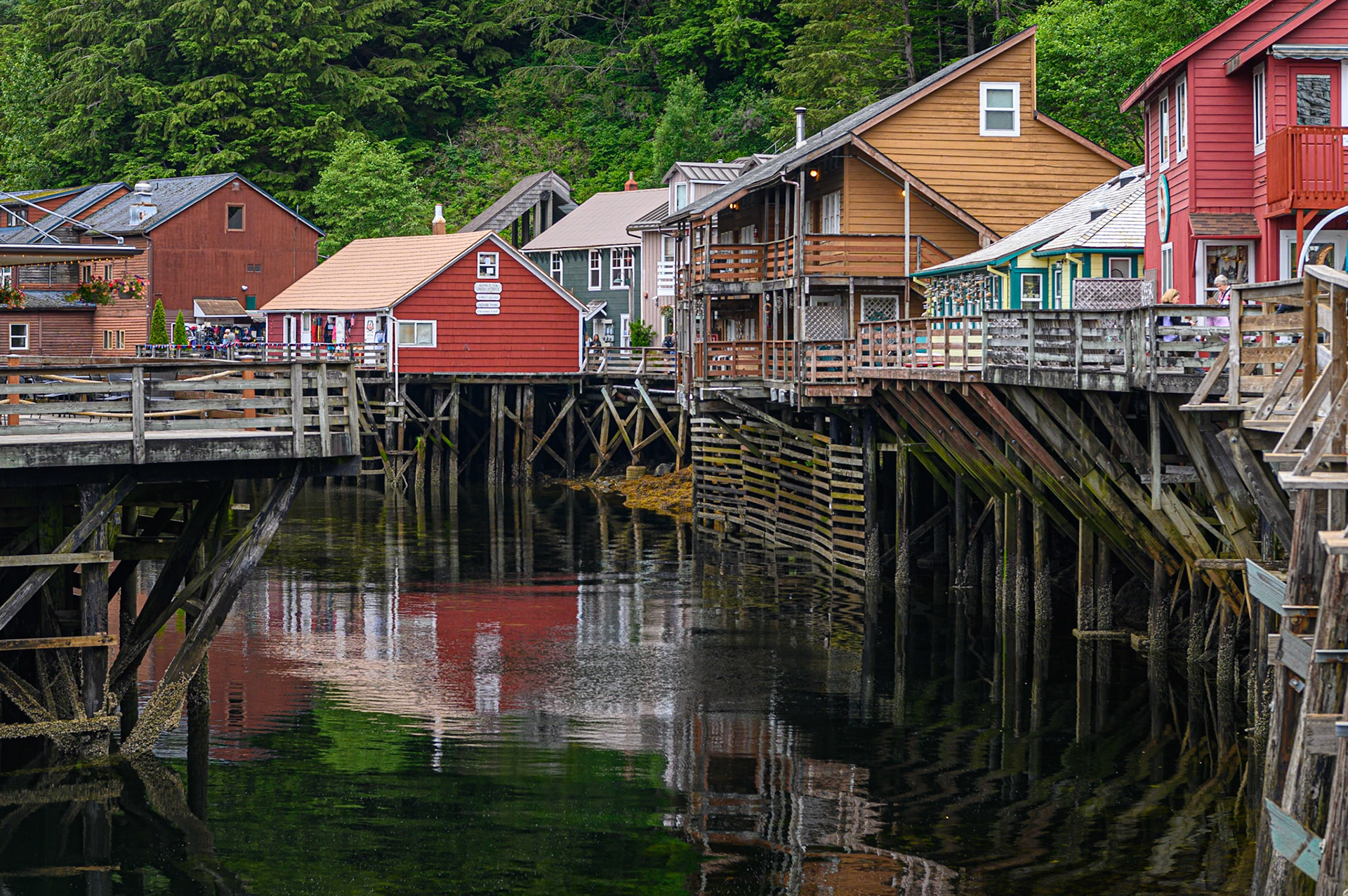 Along Ketchikan Creek, Ketchikan, Alaska