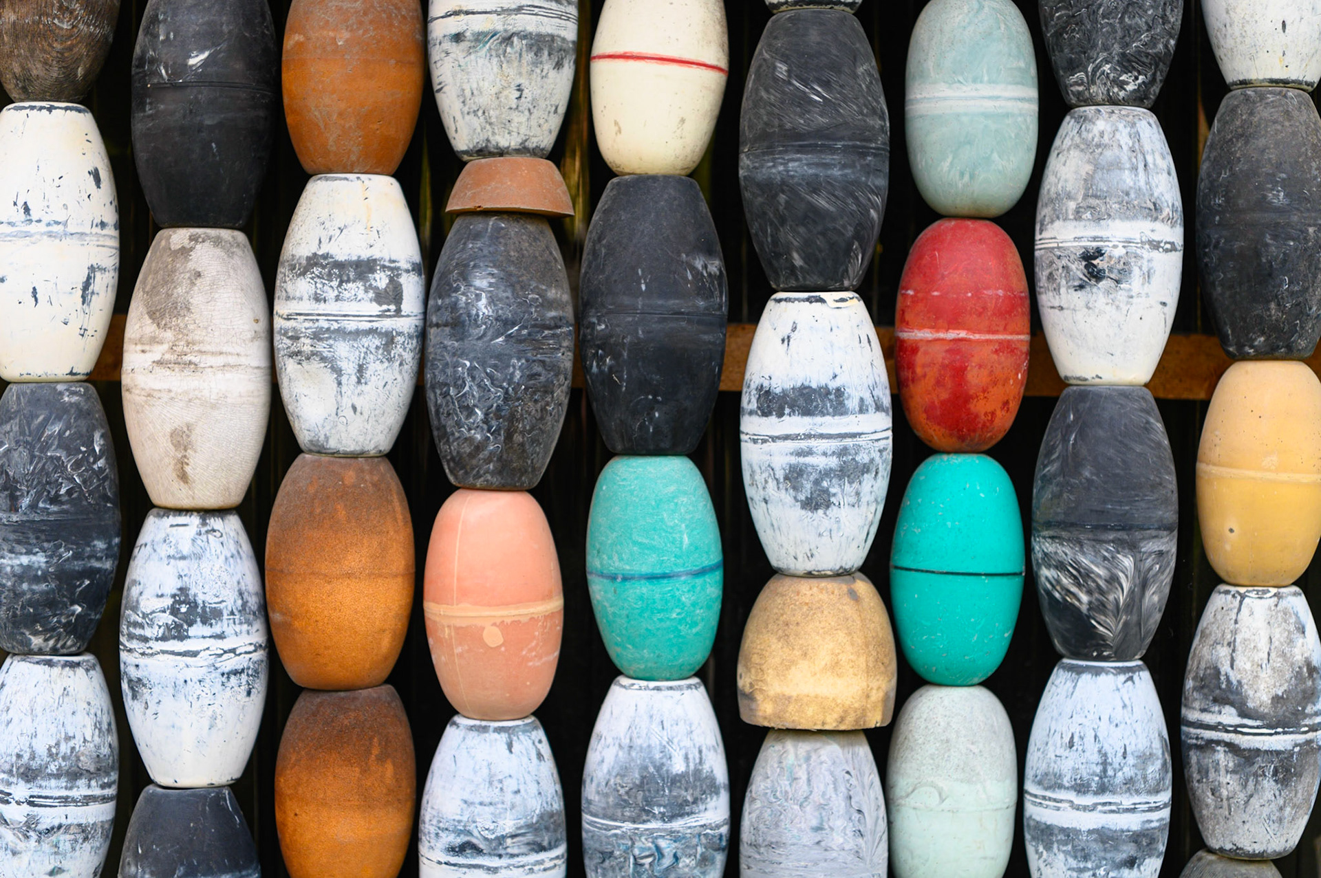 Fishnet floats. Wrangell, Alaska