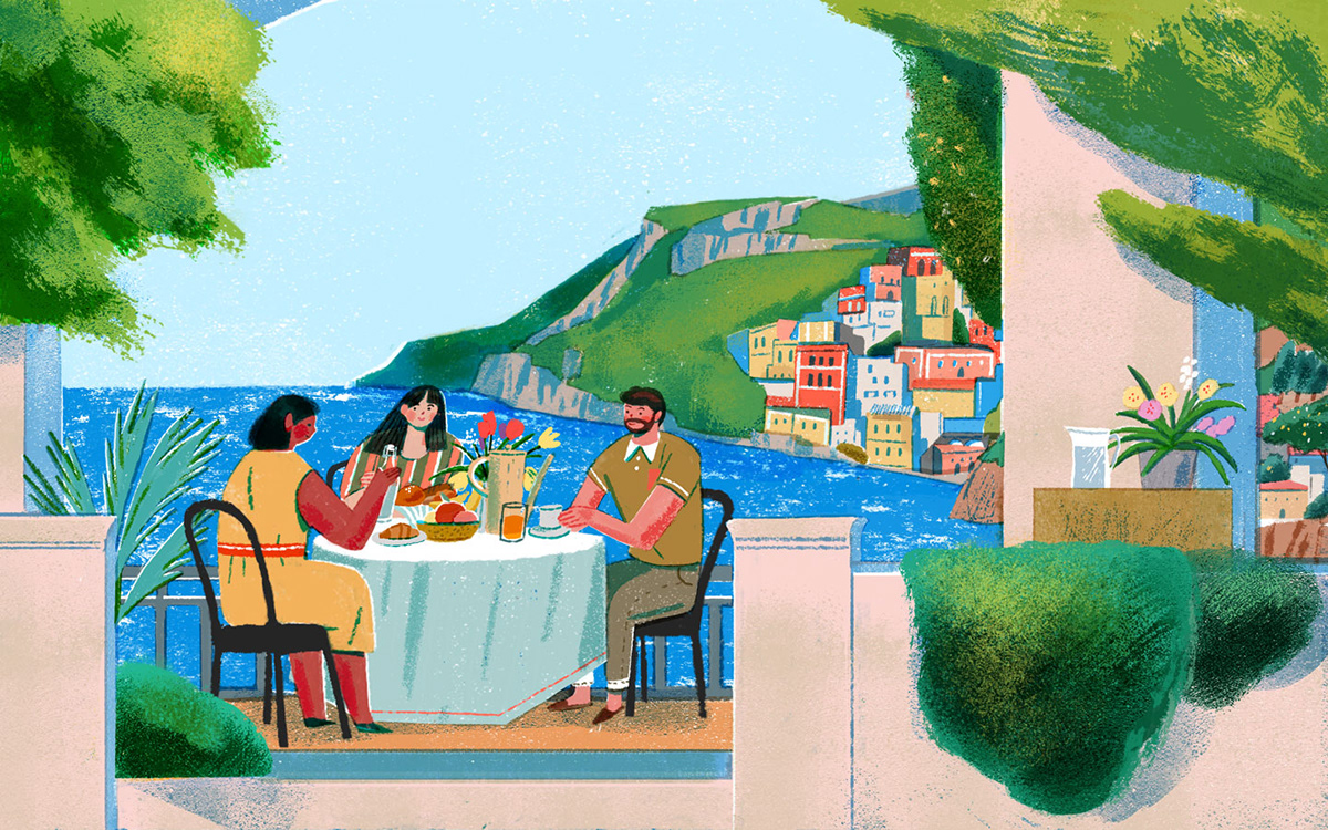 Dana Jung - AirBnb Illustrations