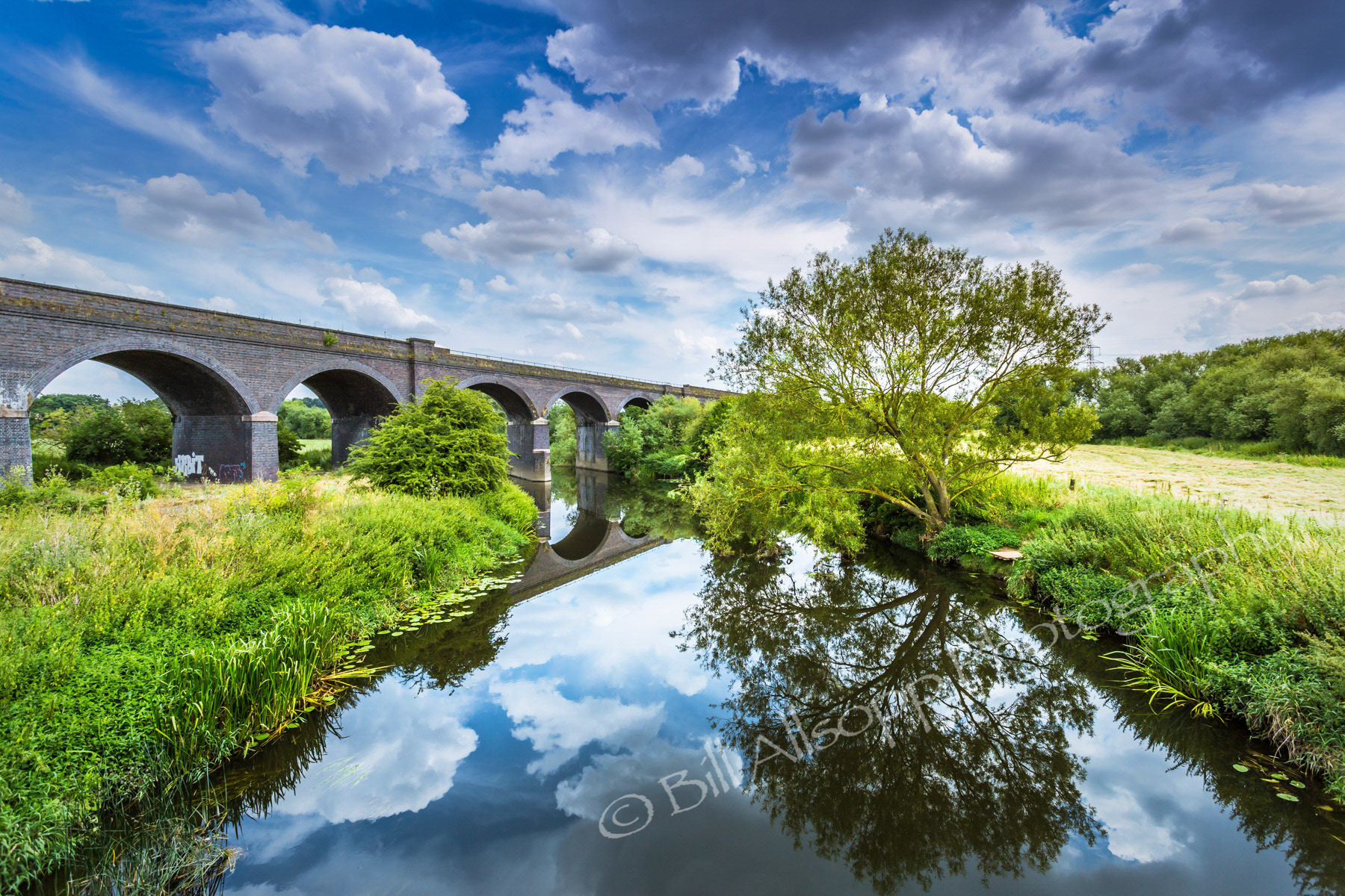 The river Soar at Stamford on Soar.
