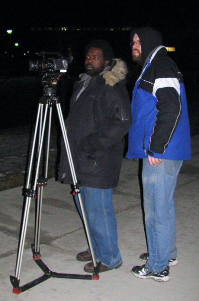 djones shooting a film