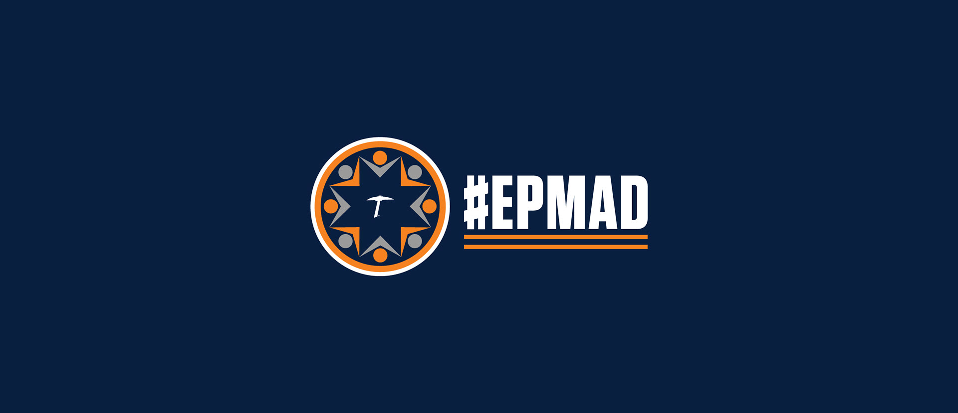 EPMAD Primary Hashtag Horizontal Logo
