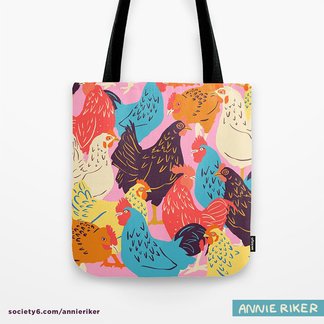 Free Range Chickens Tote Bag