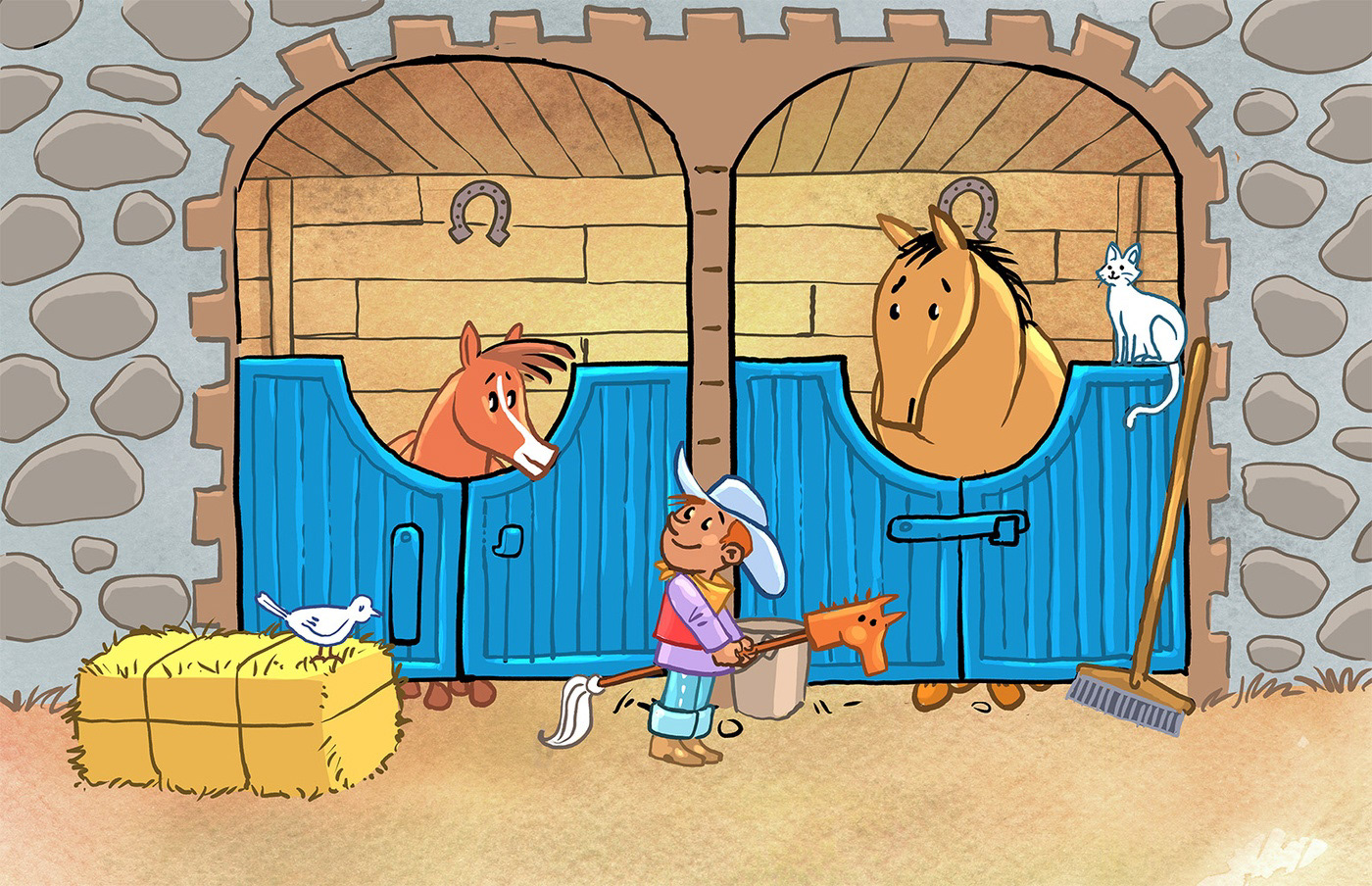 Le petit cheval qui ne voulait pas sortir