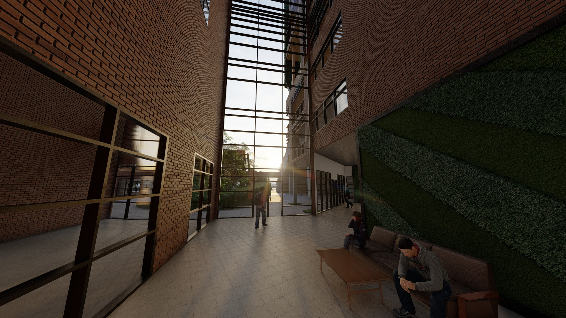 breezeway addition looking east