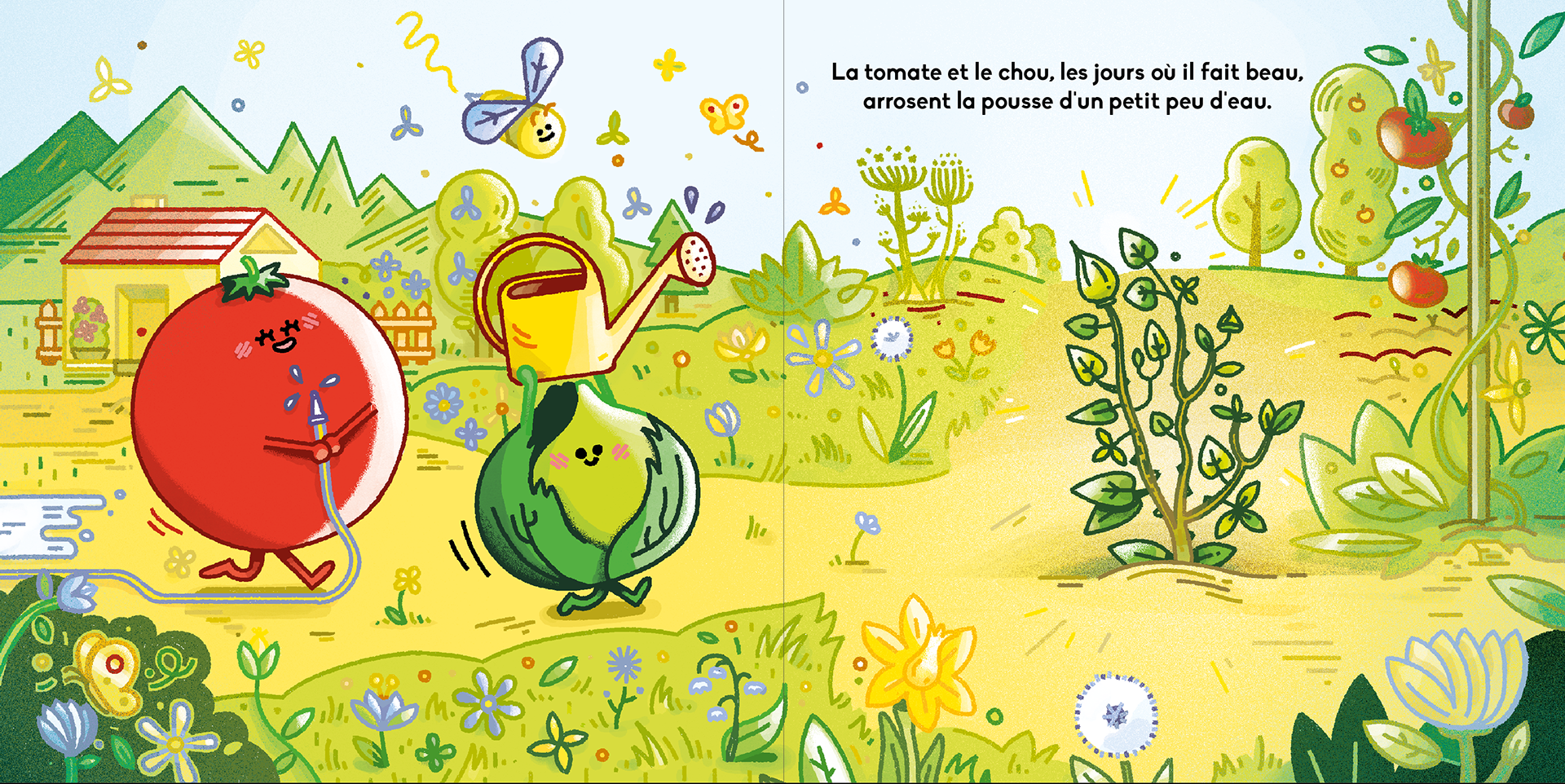 "La petite pousse", éditions Vous êtes ici, cartonné 24 pages
