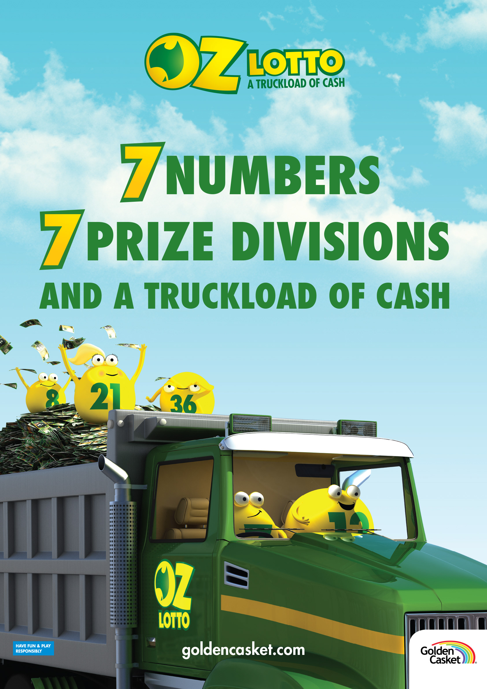 Santi Drane - Oz Lotto Jackpot POS 