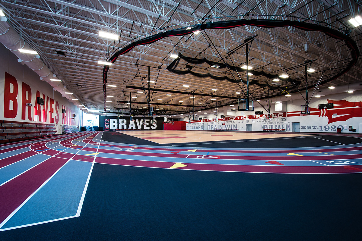 Jenny Wilmot MT. Zion High School Fieldhouse Graphics