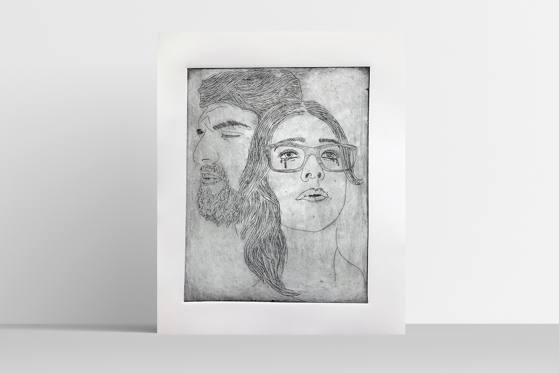 4/6 ED. Get Absorbed In My World. Cry. 2020 (Plexi)